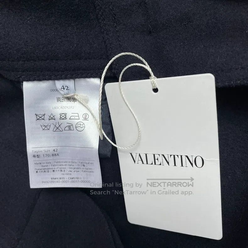 Valentino Valentino Navy pure wool coat Size S / US 4 / IT 40 - 6 Thumbnail