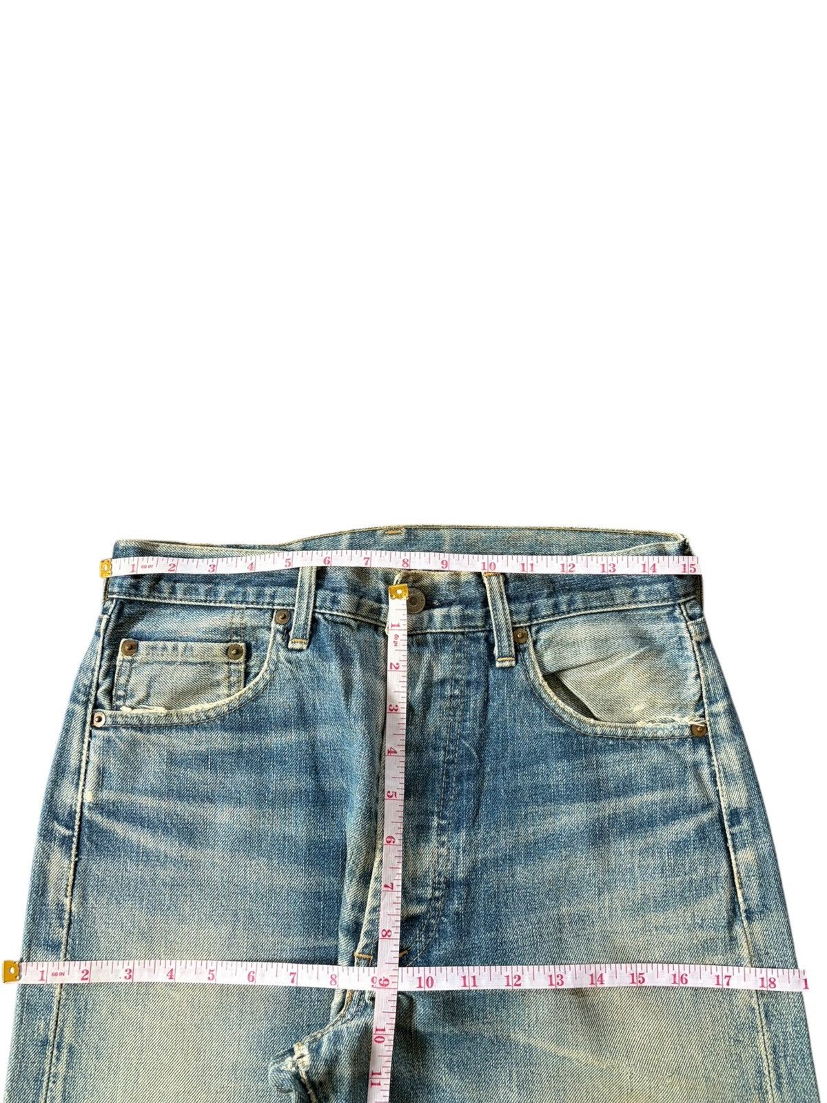Levi's Vintage 90s Levis 503B Big E Selvedge Mud Wash Distress Jean Size US 30 / EU 46 - 6 Thumbnail