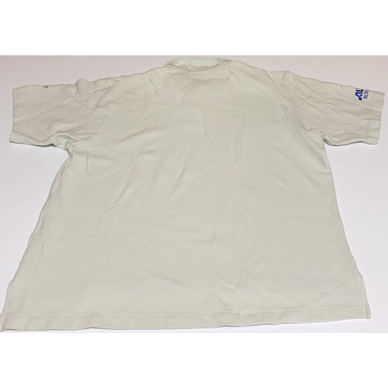 Nike VINTAGE Nike Golf Polo Shirt Mens XL 100% Cotton Steve Spurrier Alltel Scramble Ivory Size US XL / EU 56 / 4 - 3 Thumbnail