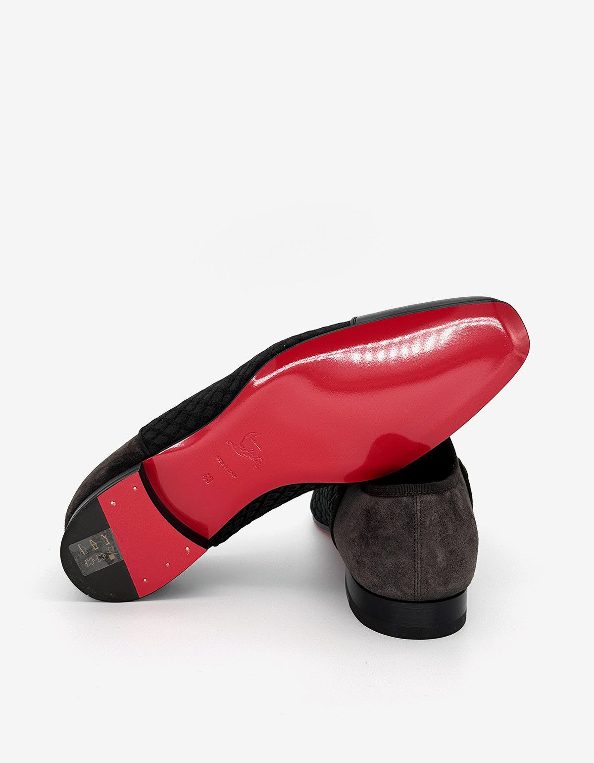 Christian Louboutin Christian Louboutin Greggo Flat Jacquard Black Shoes Size US 8.5 / EU 41-42 - 3 Thumbnail