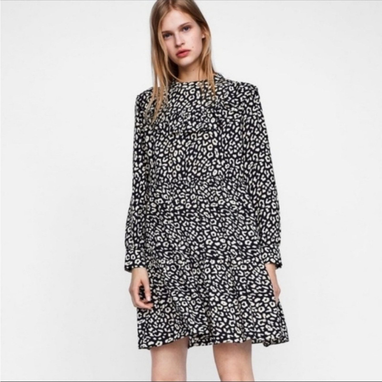 Zara Zara Tiered Ruffle Babydoll Dress, EUC, Size Small Size S / US 4 / IT 40 - 1 Thumbnail