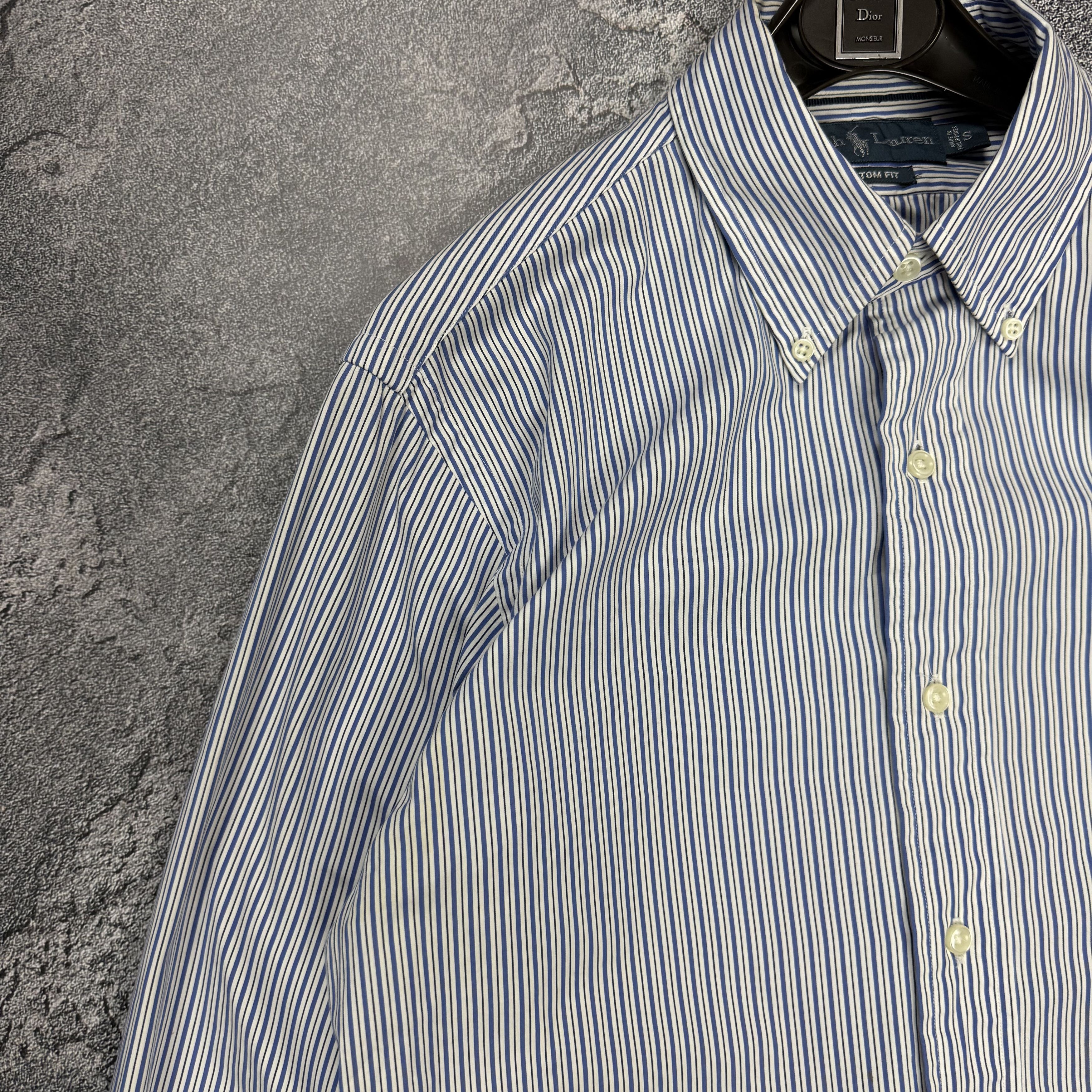 Polo Ralph Lauren Vintage Polo Ralph Lauren Shirt Blue White Stripe Classic S Size US S / EU 44-46 / 1 - 4 Thumbnail