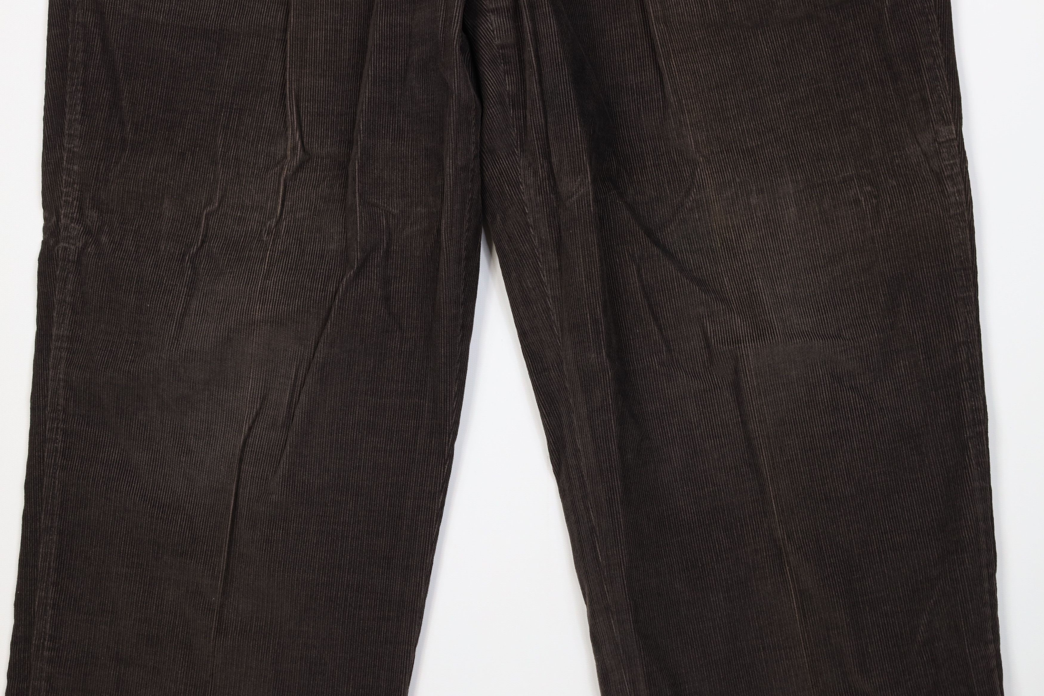 Lands' End Vintage 90s Lands End Wide Leg Corduroy Chino Pants USA Size US 38 / EU 54 - 3 Thumbnail