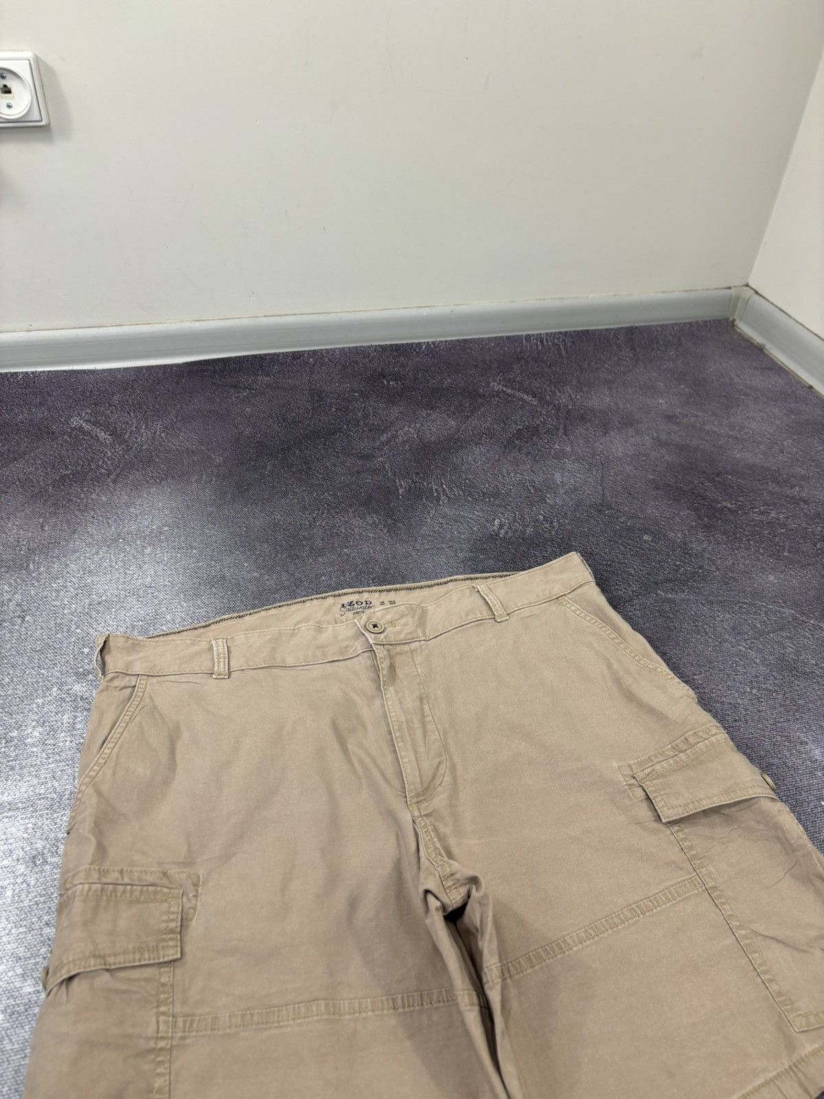 Izod IZOD Saltwater Y2K Utility Military Style Hype Cargo Shorts Size US 38 / EU 54 - 5 Thumbnail