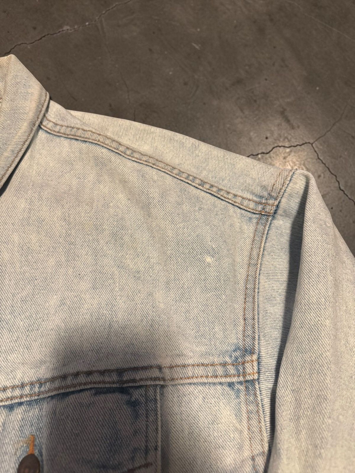Levi's Vintage Levi's Distressed Thrashed Jacket Size US L / EU 52-54 / 3 - 4 Thumbnail