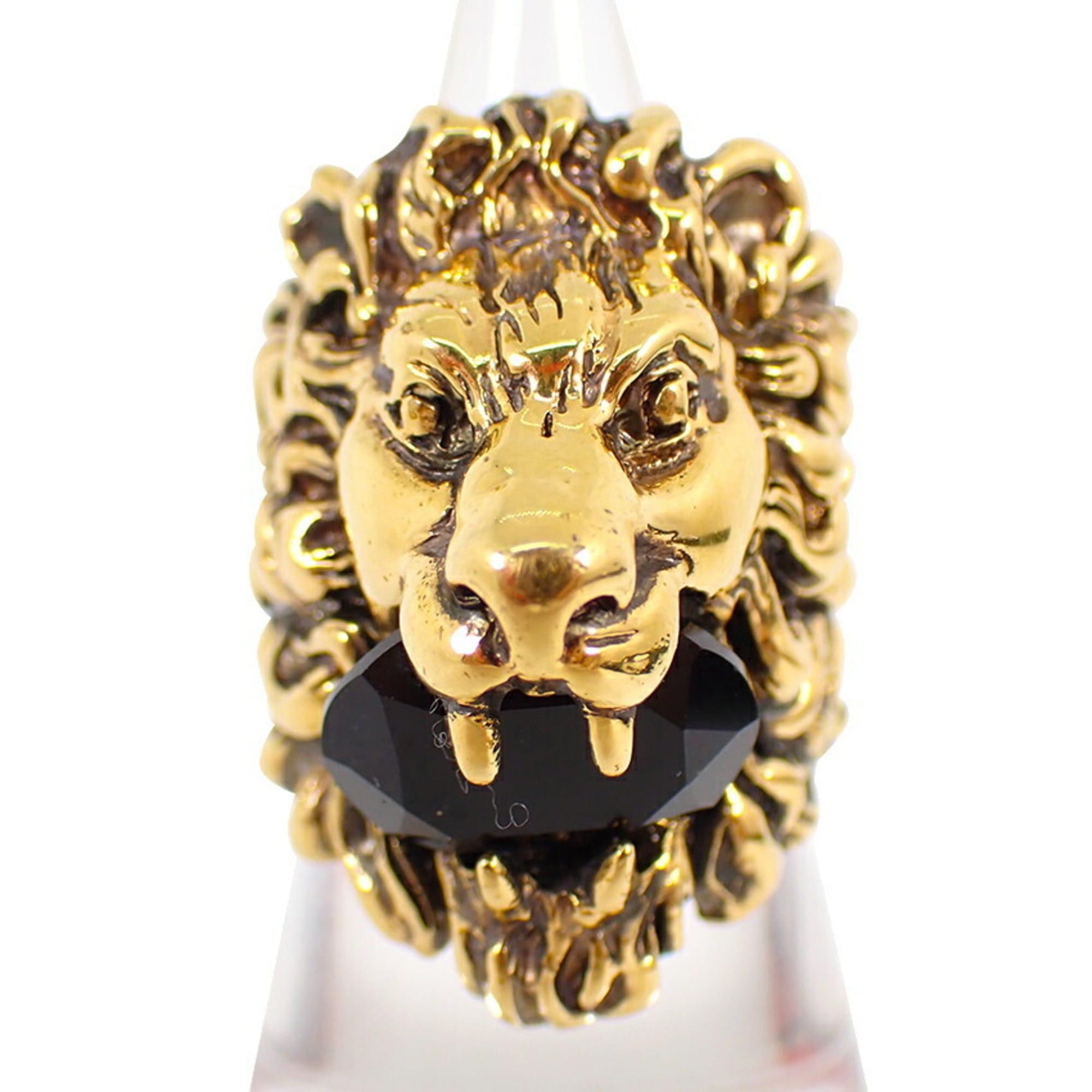 Gucci GUCCI Lion Head Color Stone Ring, Size 16 Size ONE SIZE - 1 Thumbnail