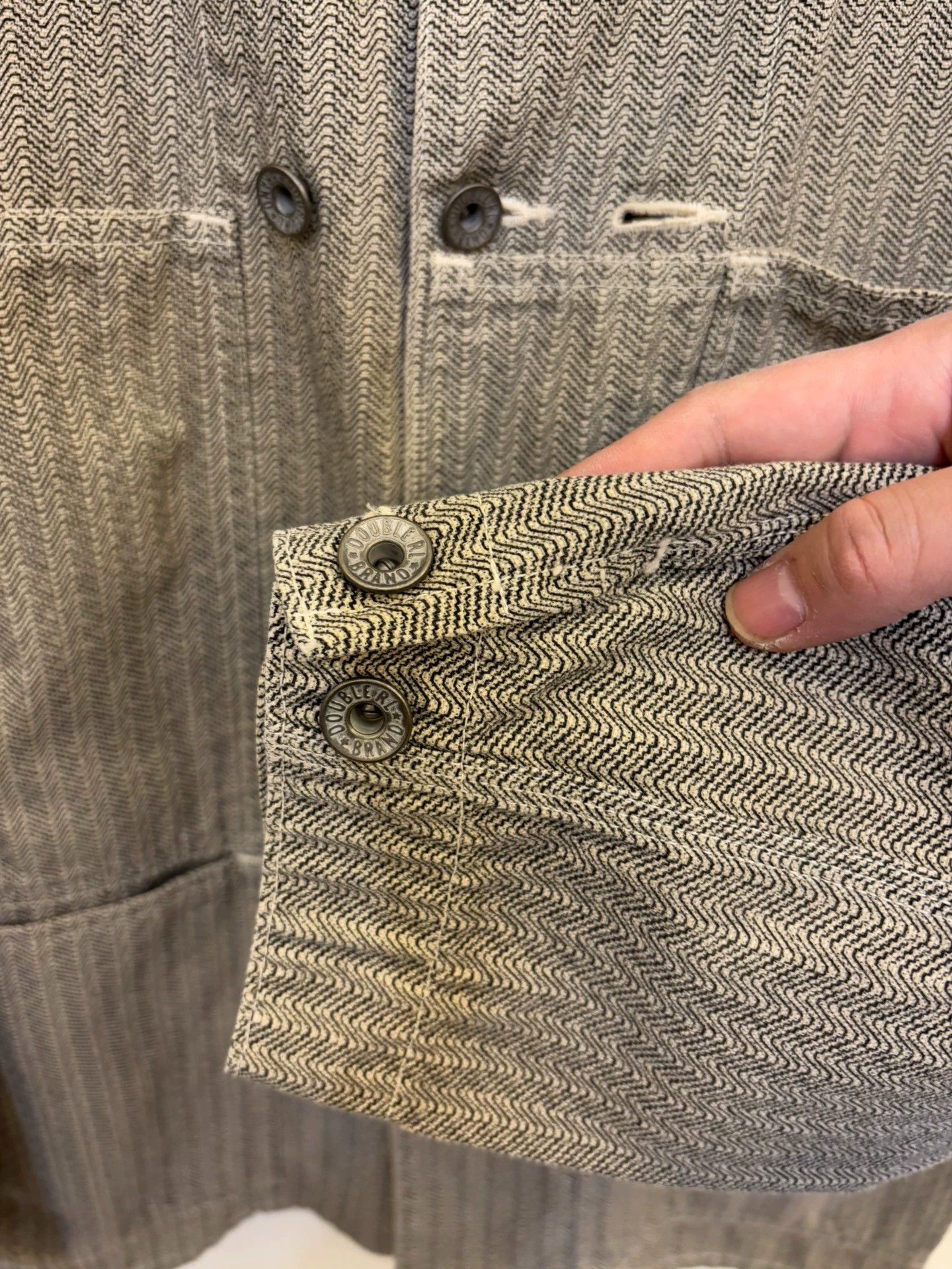 RRL Ralph Lauren RRL Herringbone Double-Breasted Workwear Japan-Made Size M Size US M / EU 48-50 / 2 - 6 Thumbnail