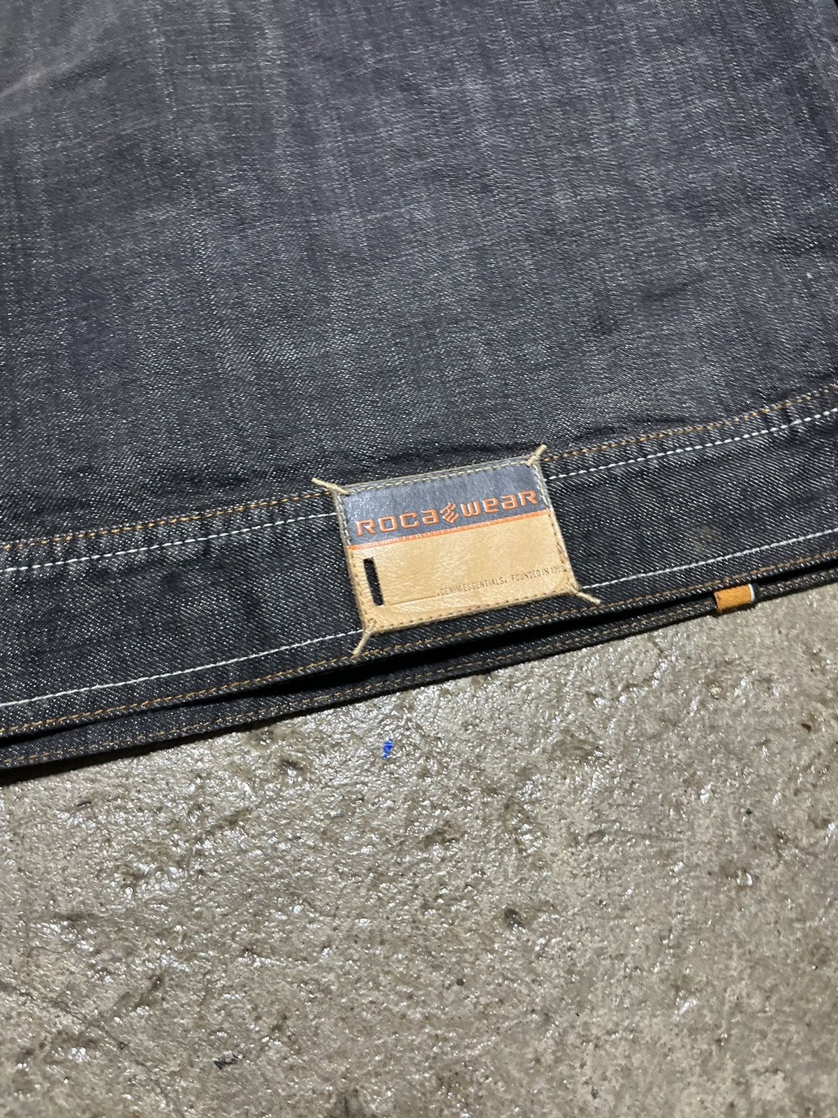Crazy Vintage Y2K Rocawear Denim Jacket Hip-Hop Skater