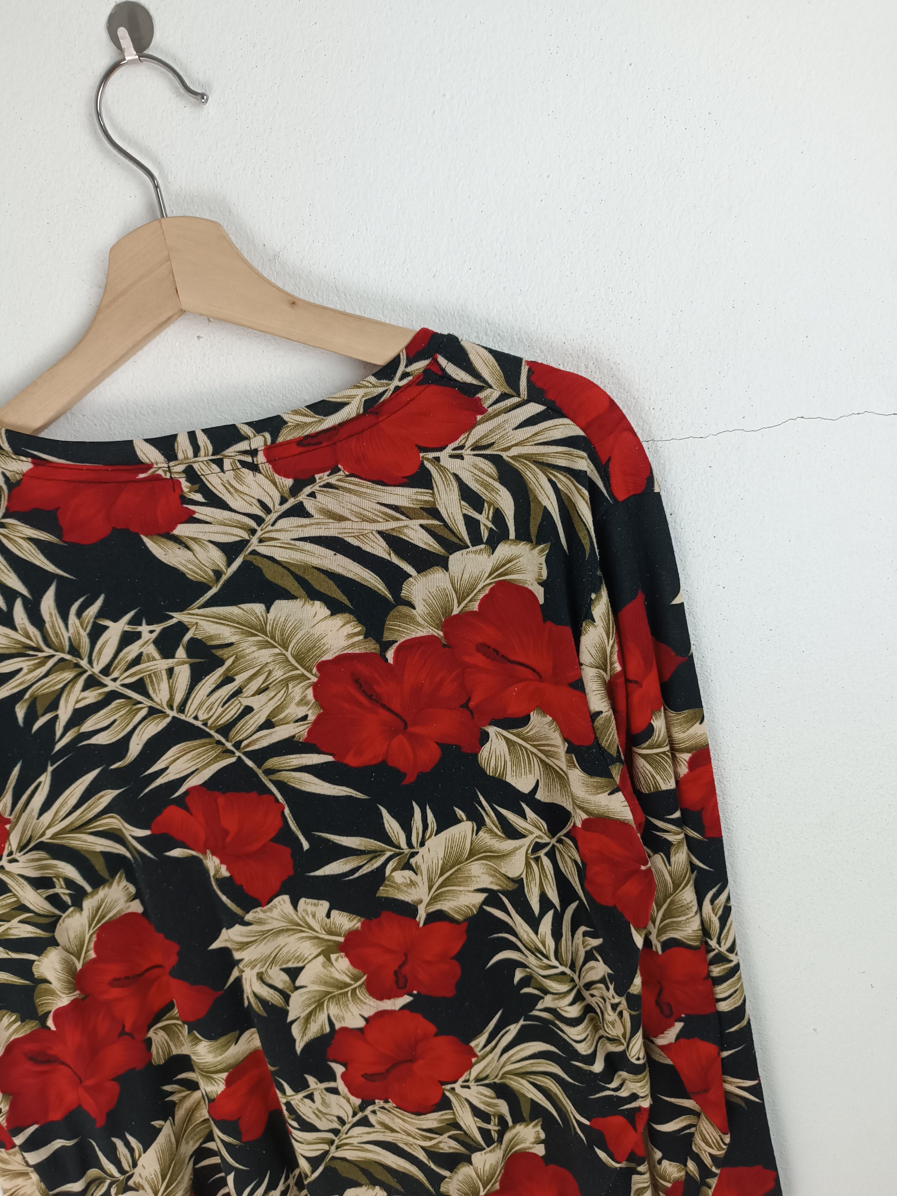 Other VINTAGE FLORAL FLOWER HIBISCUS PUNK ROCK STYLE GRUNGE Size M / US 6-8 / IT 42-44 - 14 Thumbnail