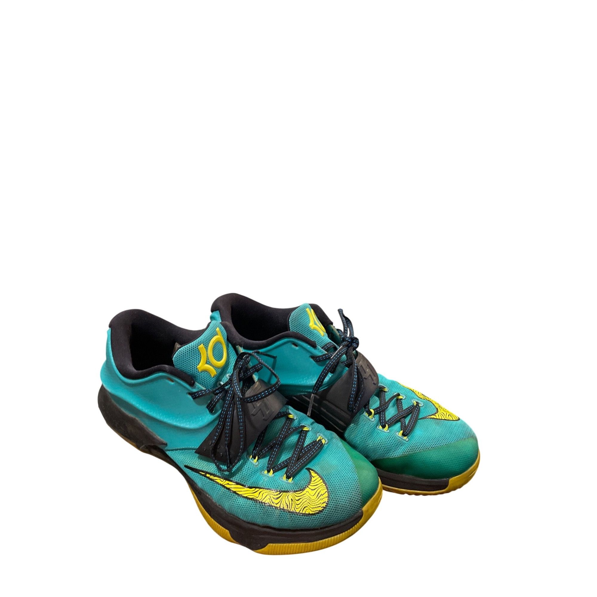 Nike Nike 653996-370 KD 7 Uprising teal volt mens low bb sneakers Size US 12 / EU 45 - 18 Thumbnail