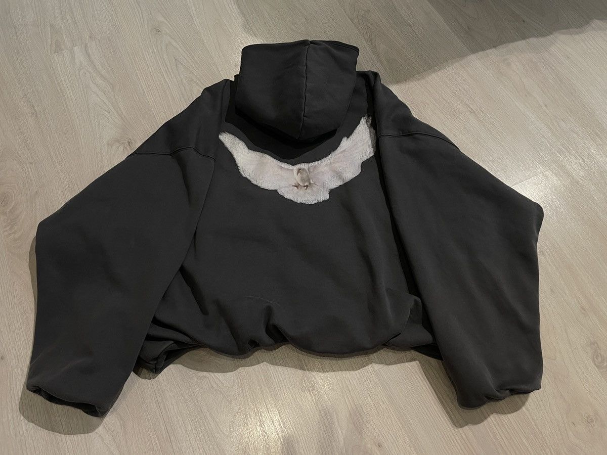 トップス YEEZY GAP BY BALENCIAGA DOVE HOODIE Yeezy Gap Engineered by Balenciaga Dove Hoodie Washed Black - SS22