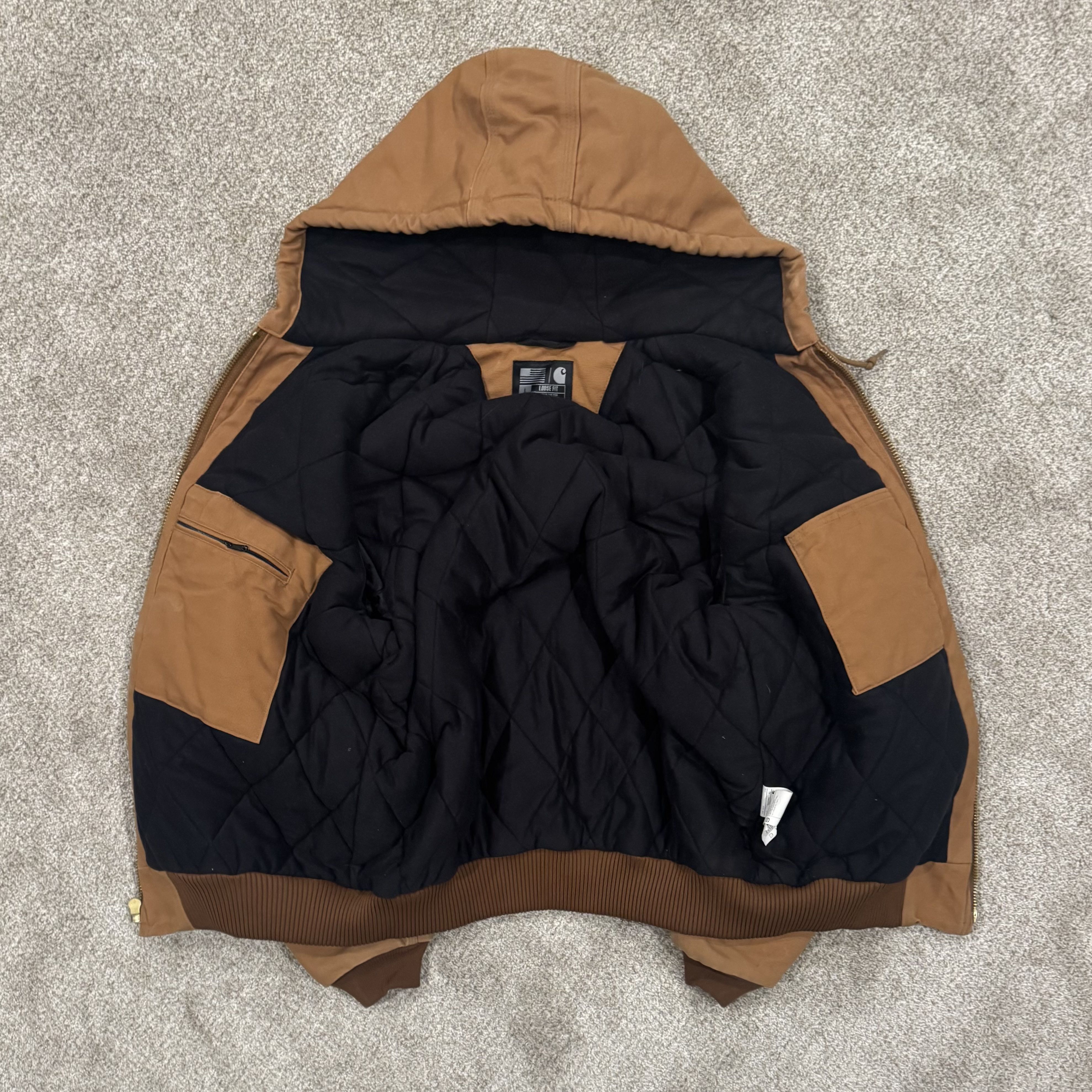 Carhartt Carhartt Men's Tan and Brown Jacket Size US L / EU 52-54 / 3 - 2 Thumbnail