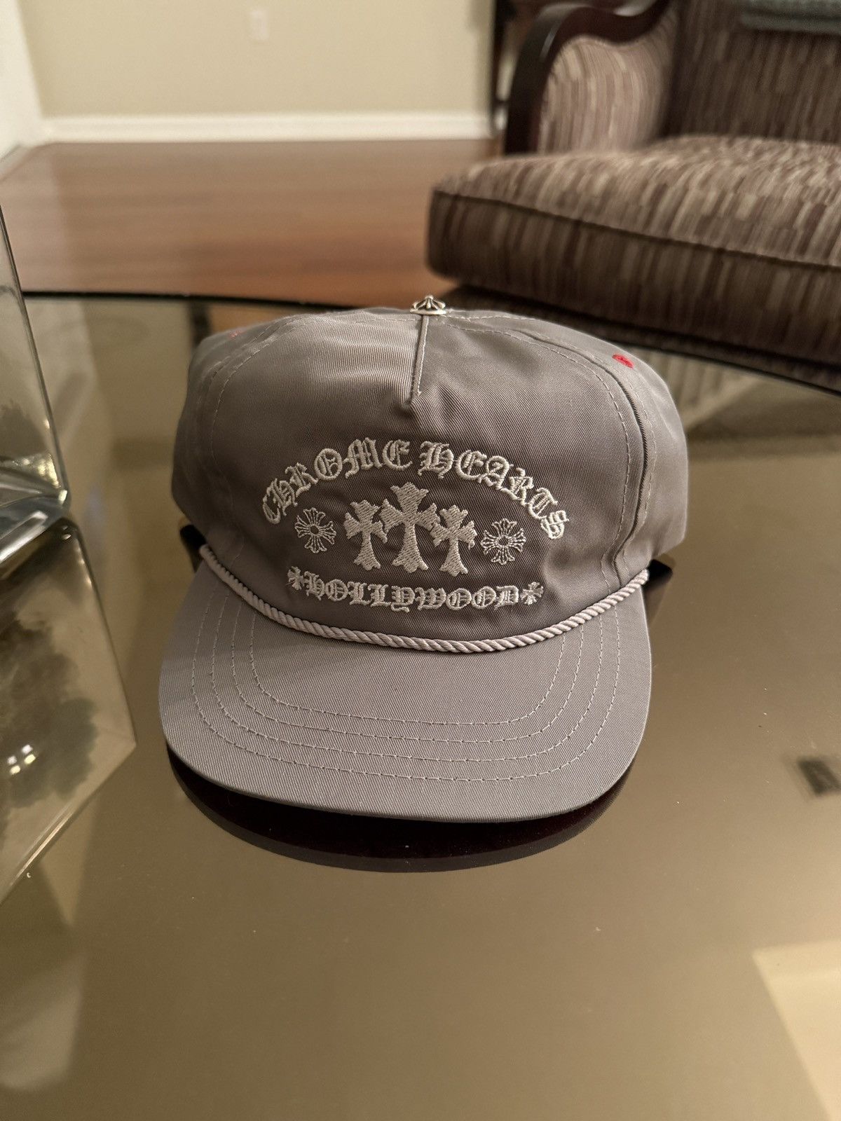 Casquette Snapback Chrome Hearts Gas Station - Taille OS (One Size) - Marine