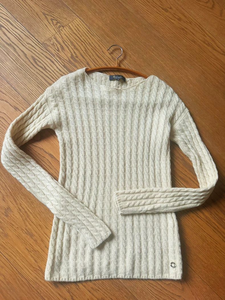Loro Piana LORO PIANA 100% pure cashmere knitted sweater Size S / US 4 / IT 40 - 1 Thumbnail