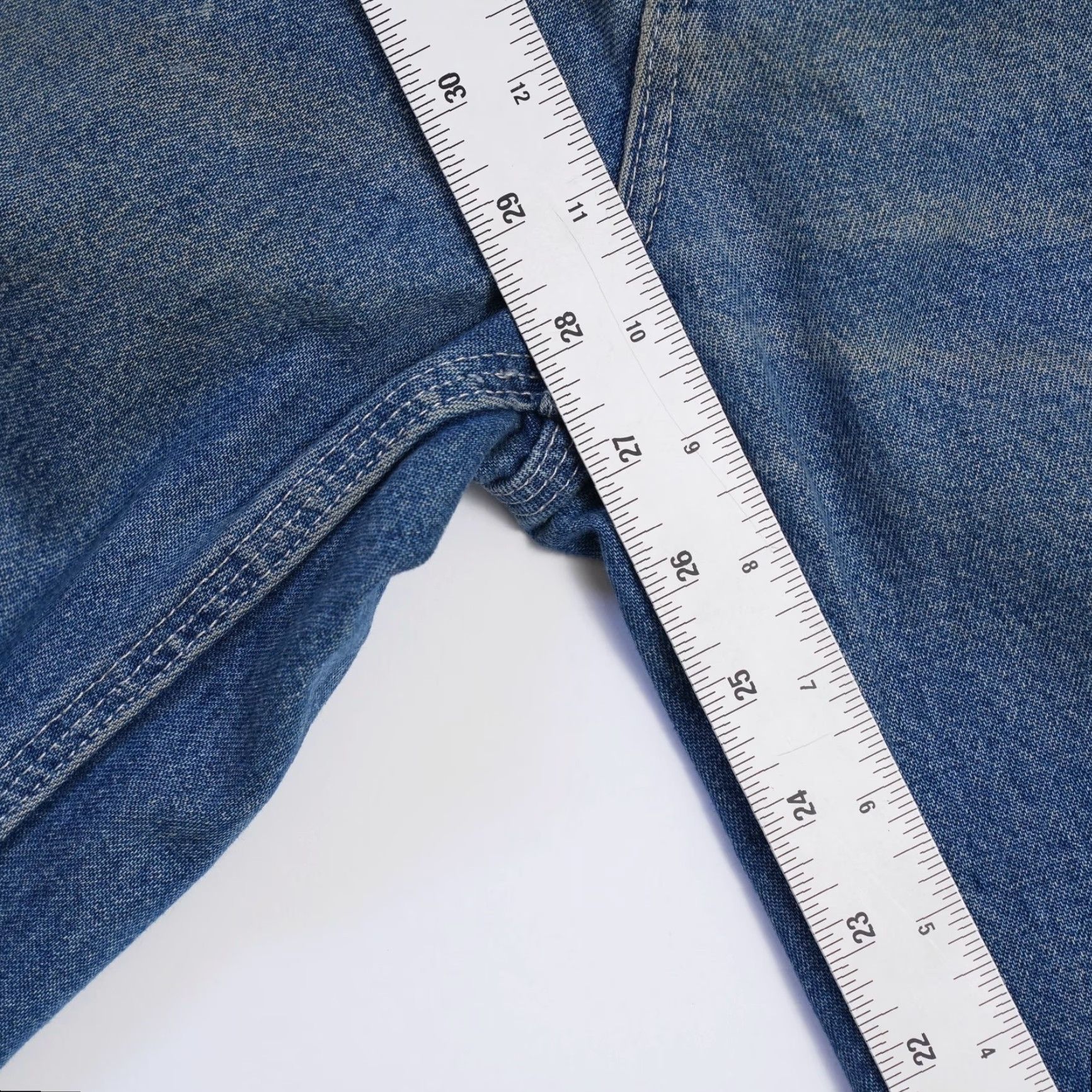 Carhartt VINTAGE Carhartt Jeans Men 31X30 Blue Denim Carpenter Cargo Workwear Dungarees Size US 31 - 7 Thumbnail