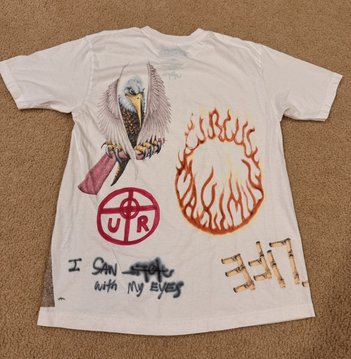 Travis Scott TRAVIS SCOTT TOURNEE TEE Size US L / EU 52-54 / 3 - 3 Thumbnail