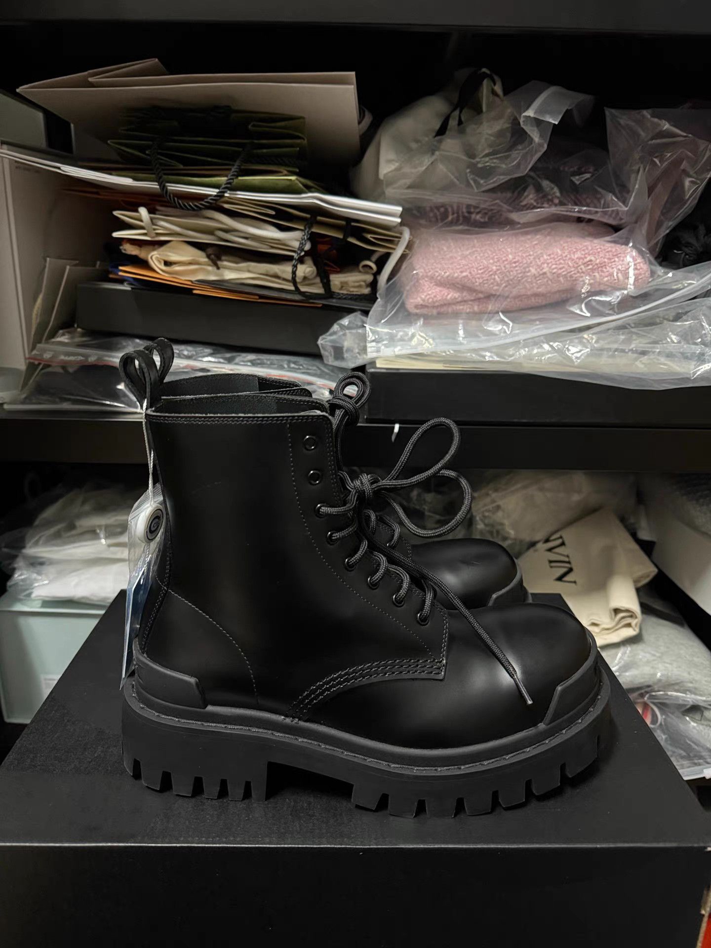 Balenciaga In Stock Balenciaga Tractor Boots K6 Size US 7 / IT 37 - 3 Thumbnail