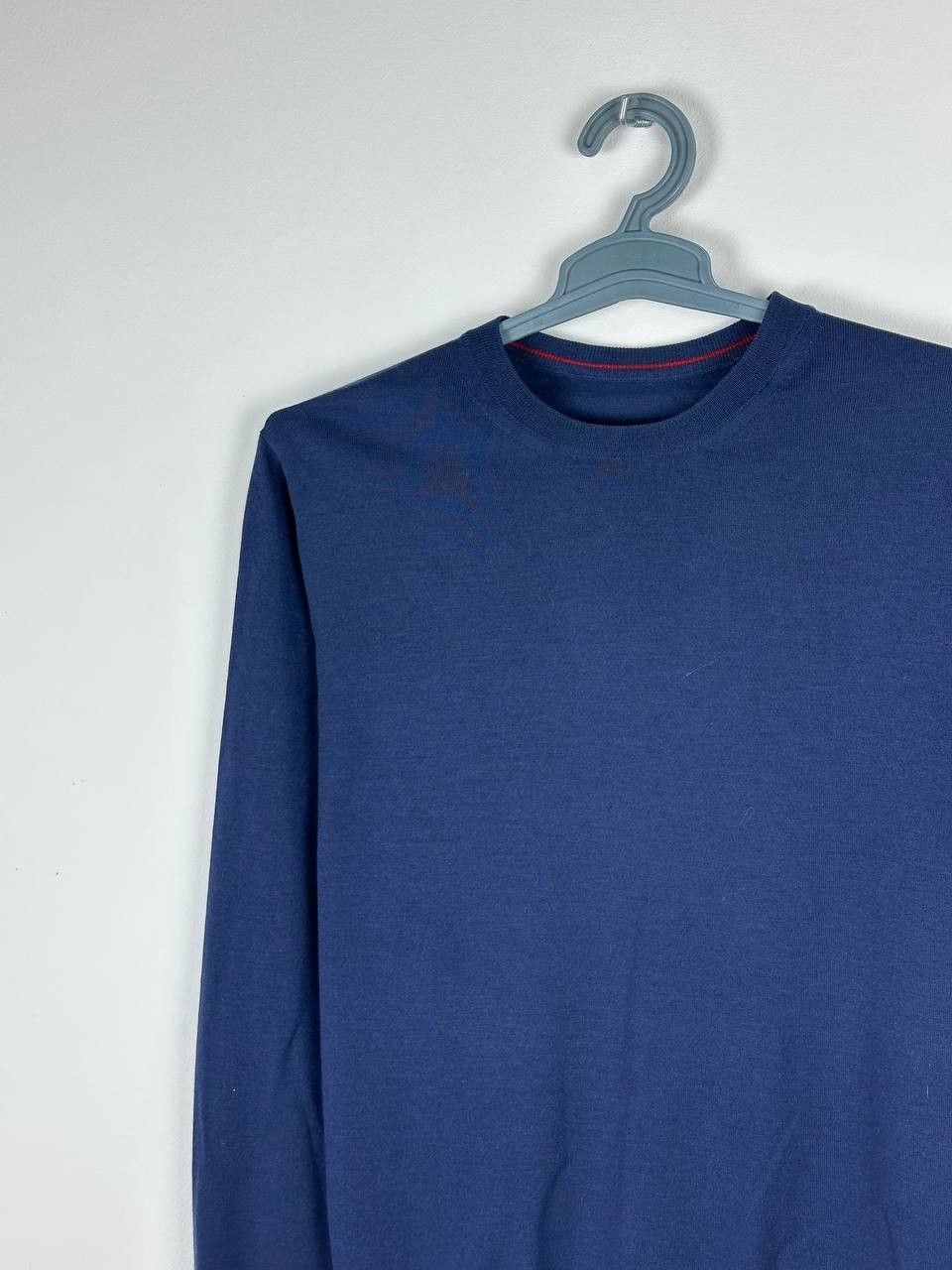 Corneliani Corneliani Italian Wool Fleece Longsleeve Luxury Sweater Size US L / EU 52-54 / 3 - 3 Thumbnail