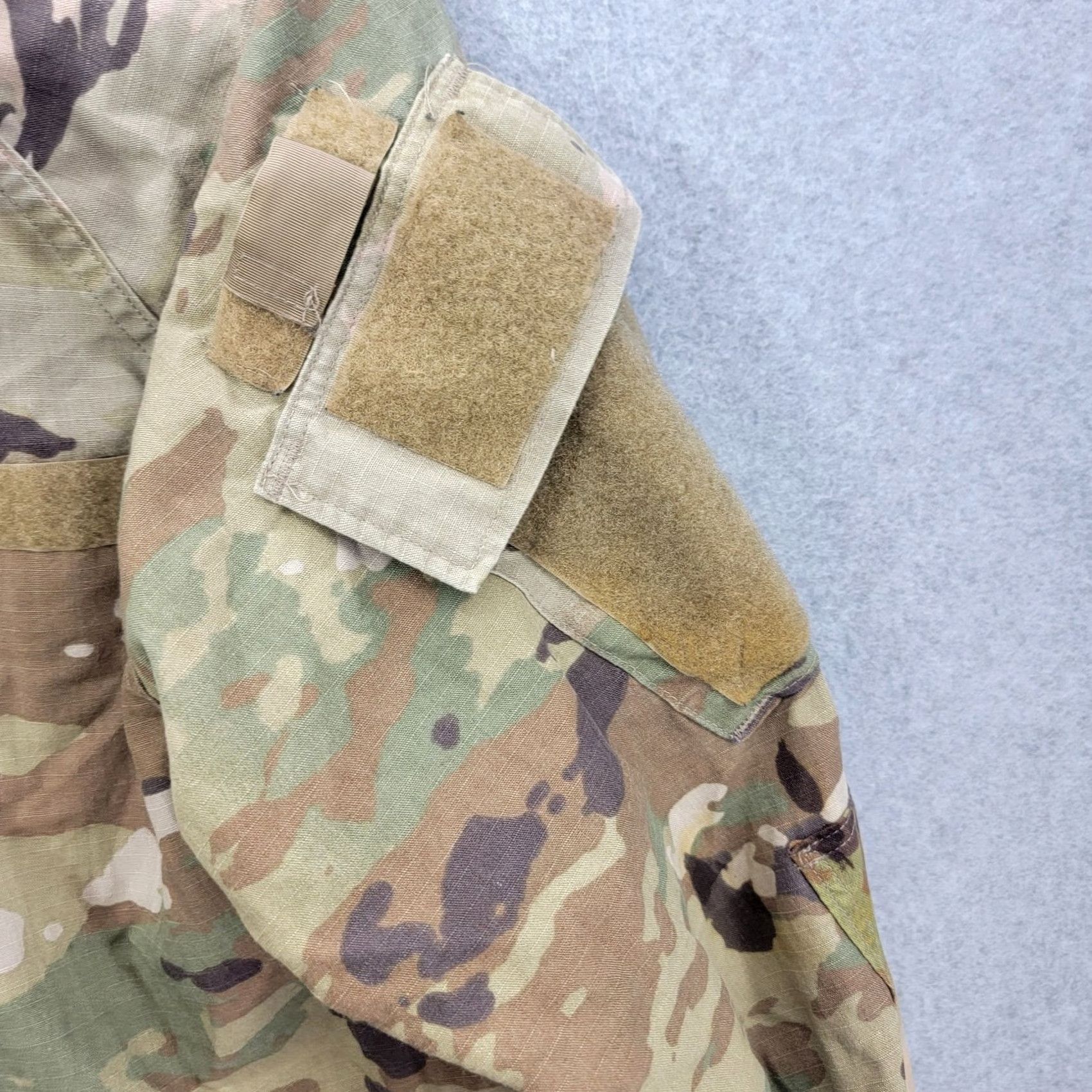 Vintage US Army Camouflage Button Up Shirt Perimeter Insect Guard Men's Small Long Shirt Size US S / EU 44-46 / 1 - 5 Thumbnail
