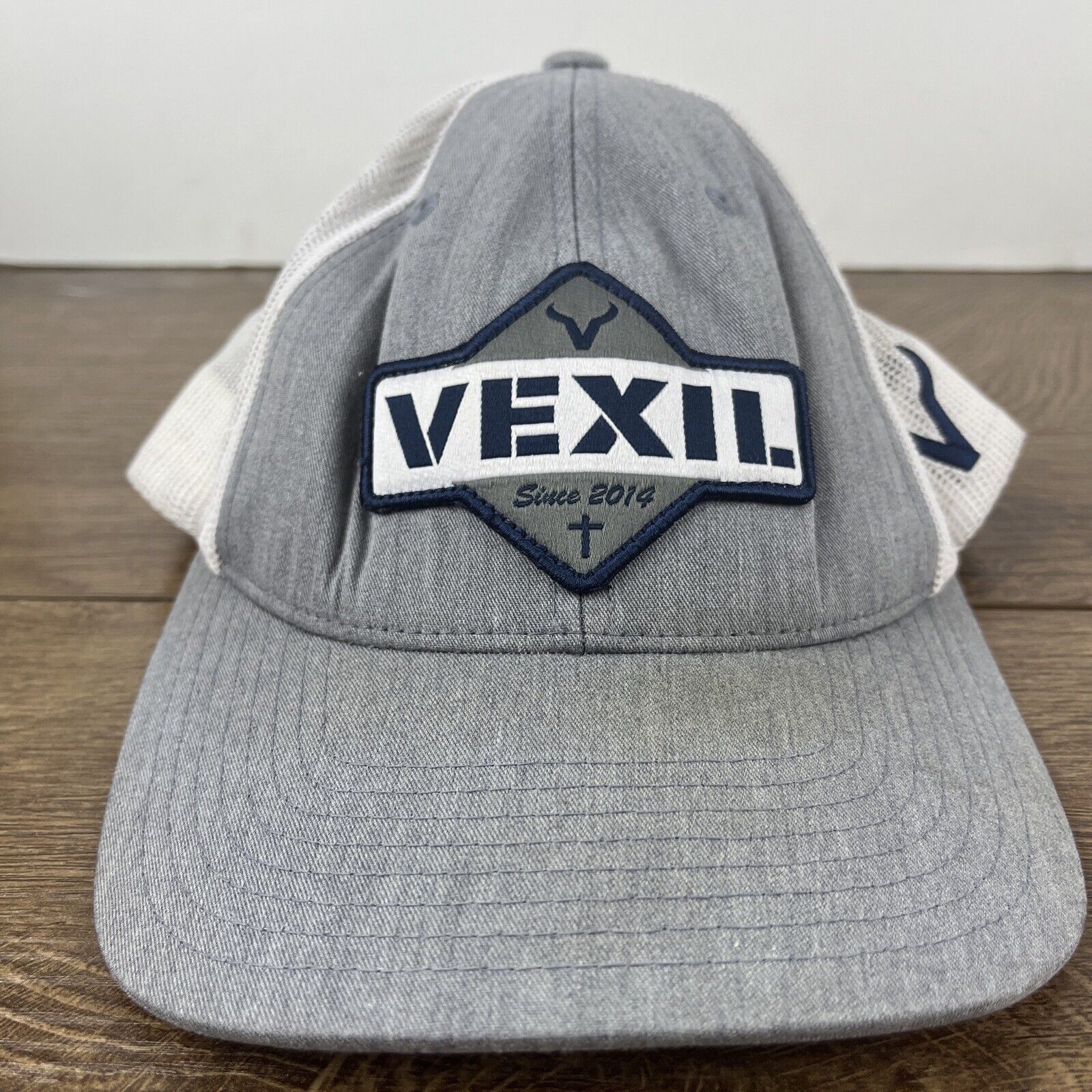 Other Vexil Hat VEXIL Gray Hat Adjustable Adult Size Hat Cap Size ONE SIZE - 1 Thumbnail