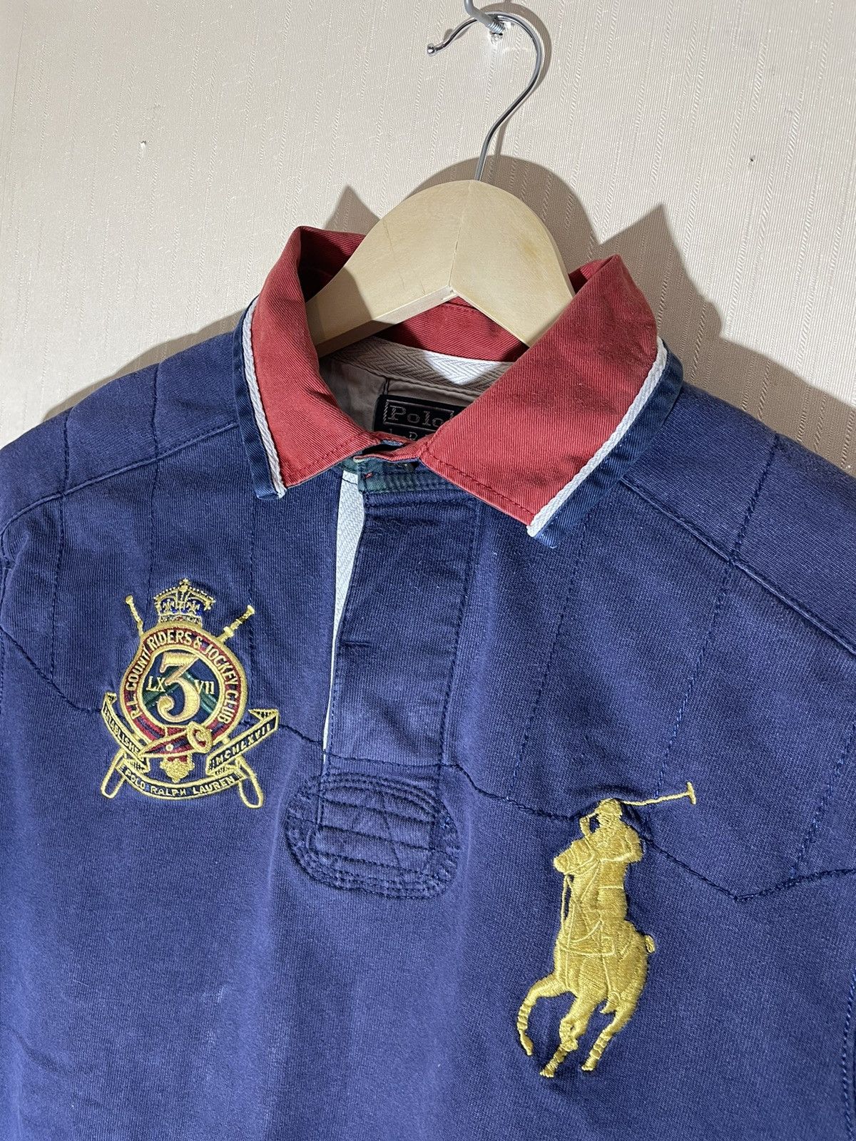 Polo Ralph Lauren × Rugby Ralph Lauren × Vintage Polo Ralph Lauren vintage rugby jersey 90s Size US M / EU 48-50 / 2 - 4 Thumbnail