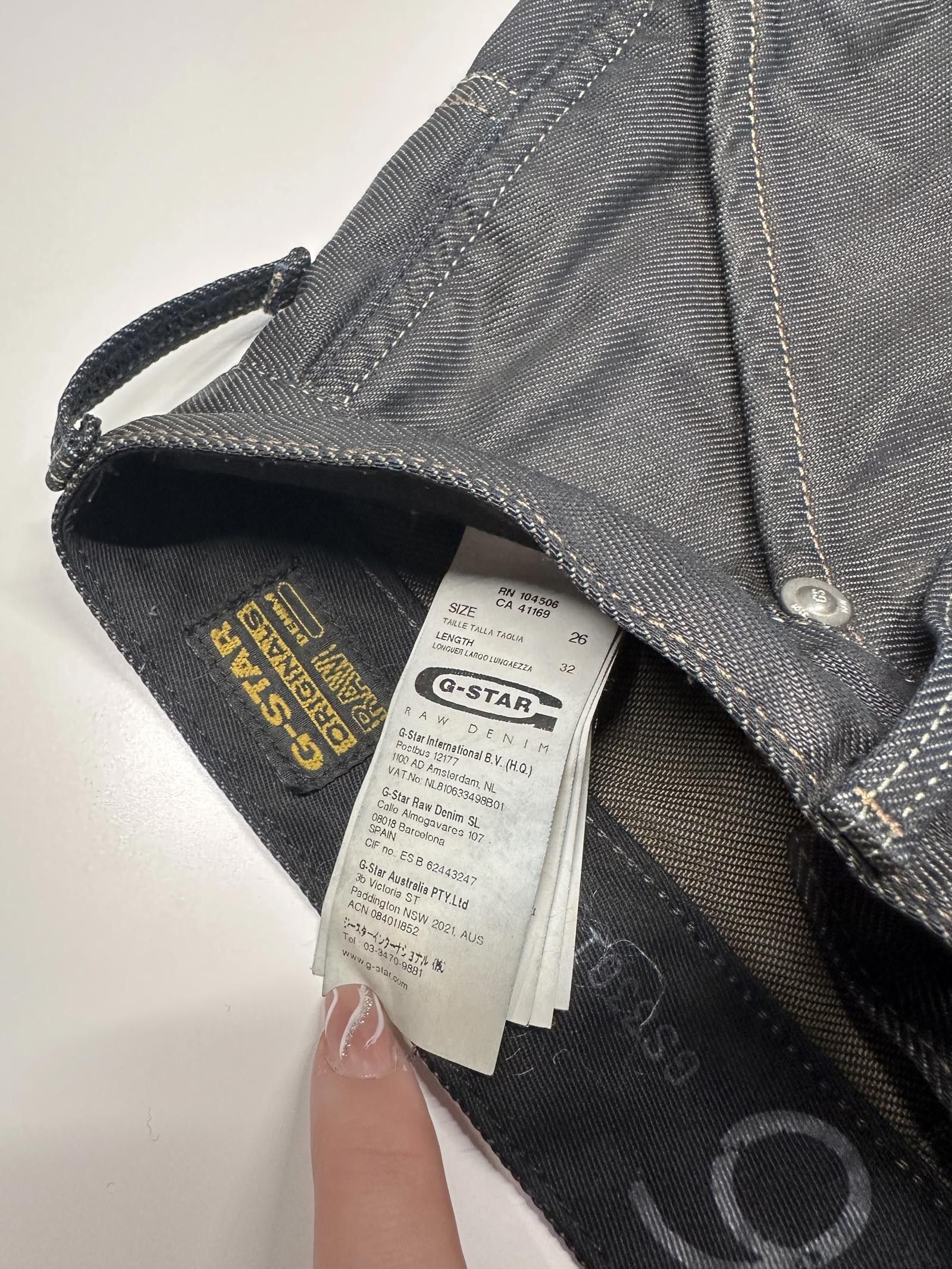 Designer G-Star RAW 96 Men’s Cargo Trousers - Stylish Black Design Size US 26 / EU 42 - 3 Thumbnail