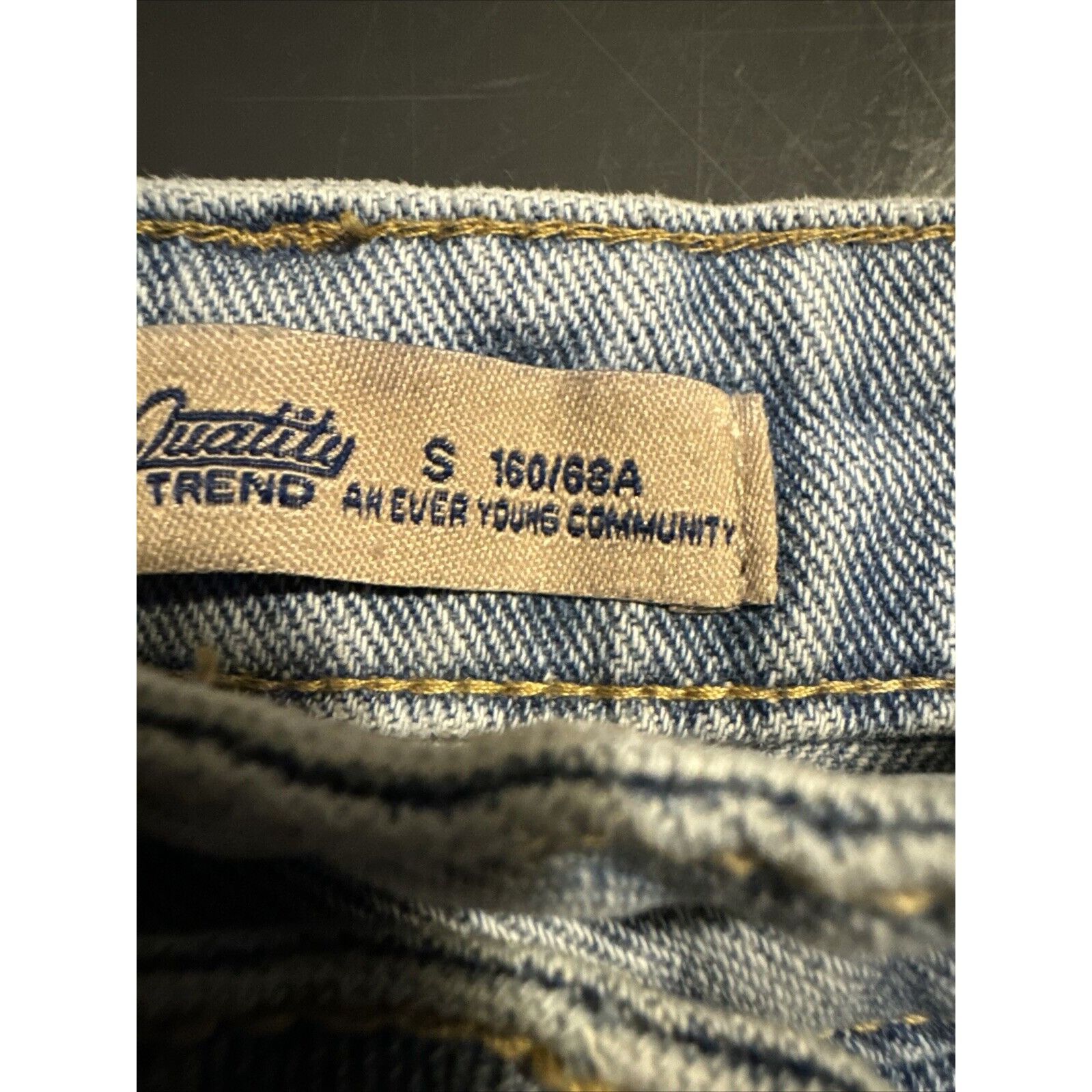 Other Tonlion Asian Mini Skirt Womens Blue Denim Jean A Line Pocke Size 27" / US 4 / IT 40 - 3 Thumbnail
