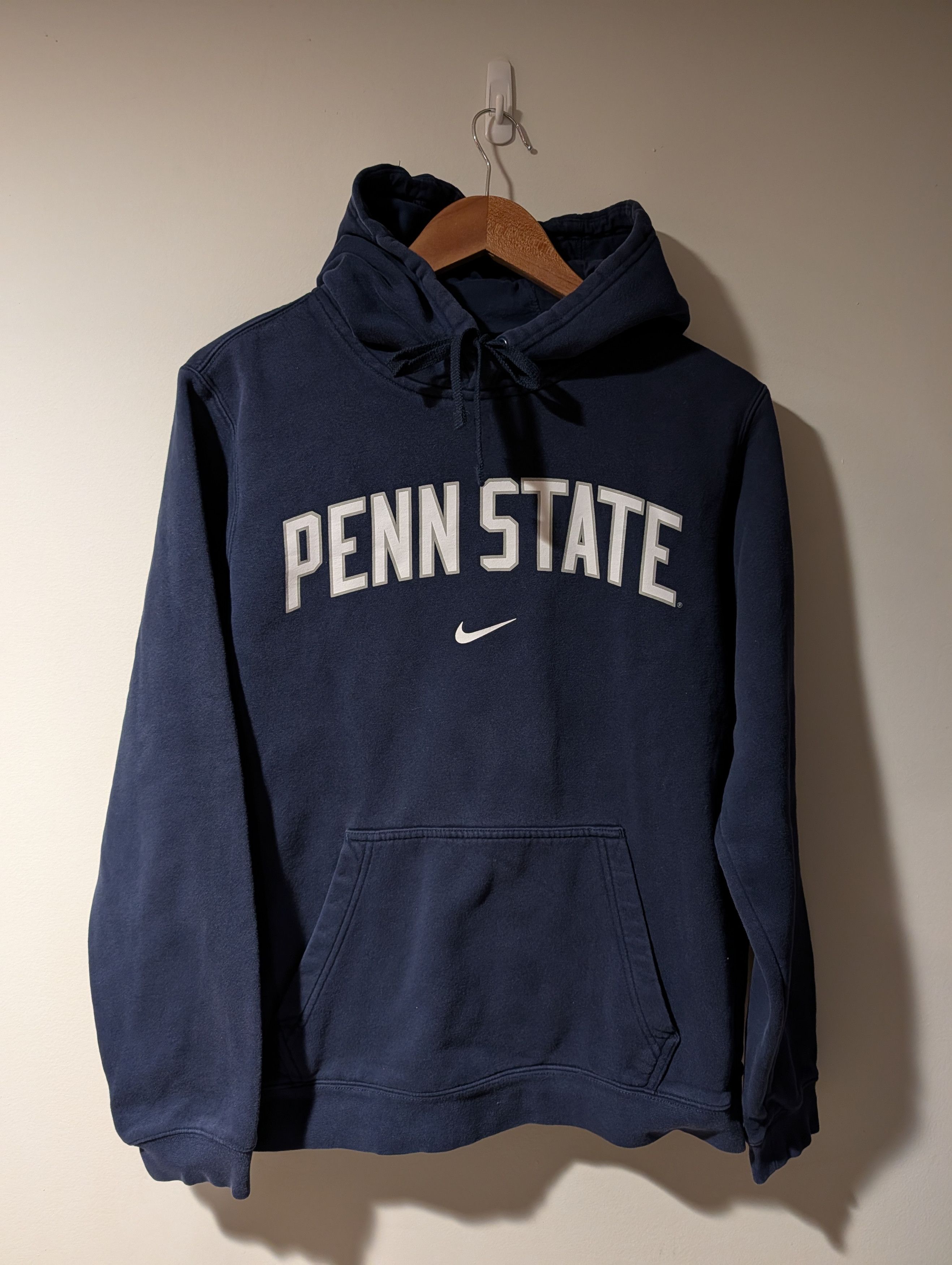 NCAA Vintage 2010's Penn State Nike Center Swoosh Small Hoodie Size US S / EU 44-46 / 1 - 1 Thumbnail