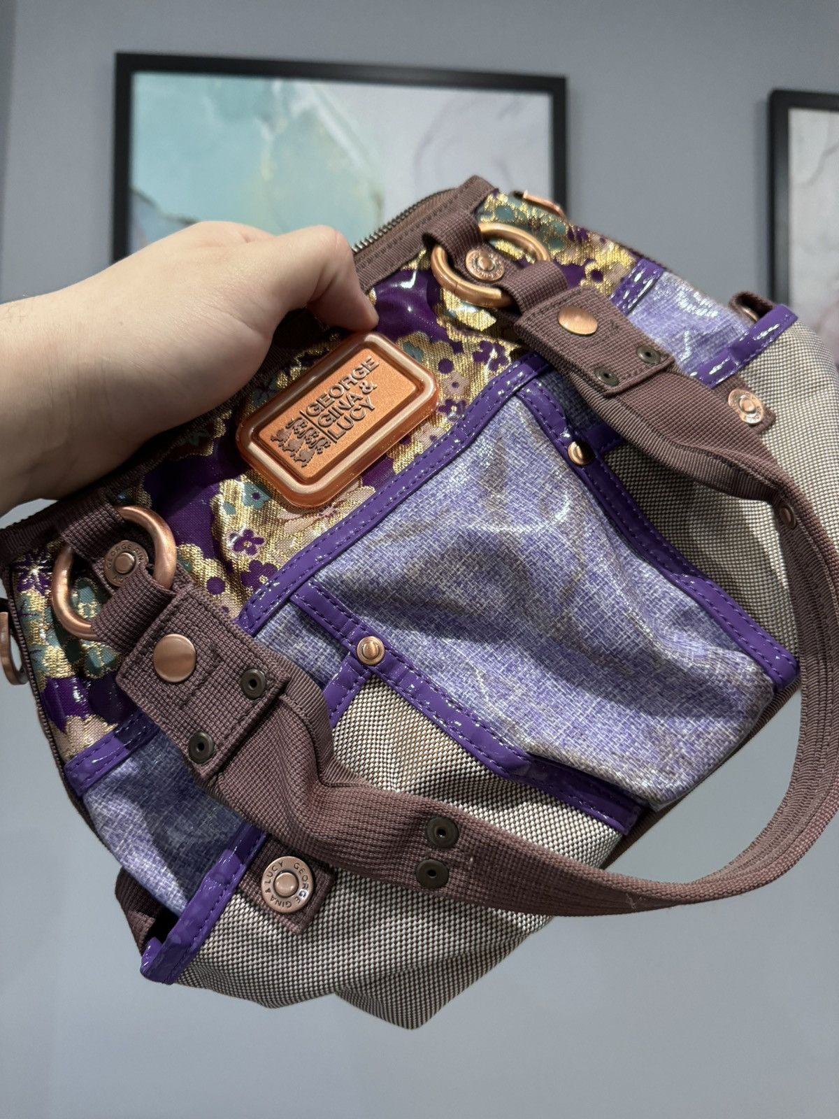 Japanese Brand George Gina & Lucy Bag GGL Alyx Style Vintage Y2k AvantGarde Size ONE SIZE - 4 Thumbnail