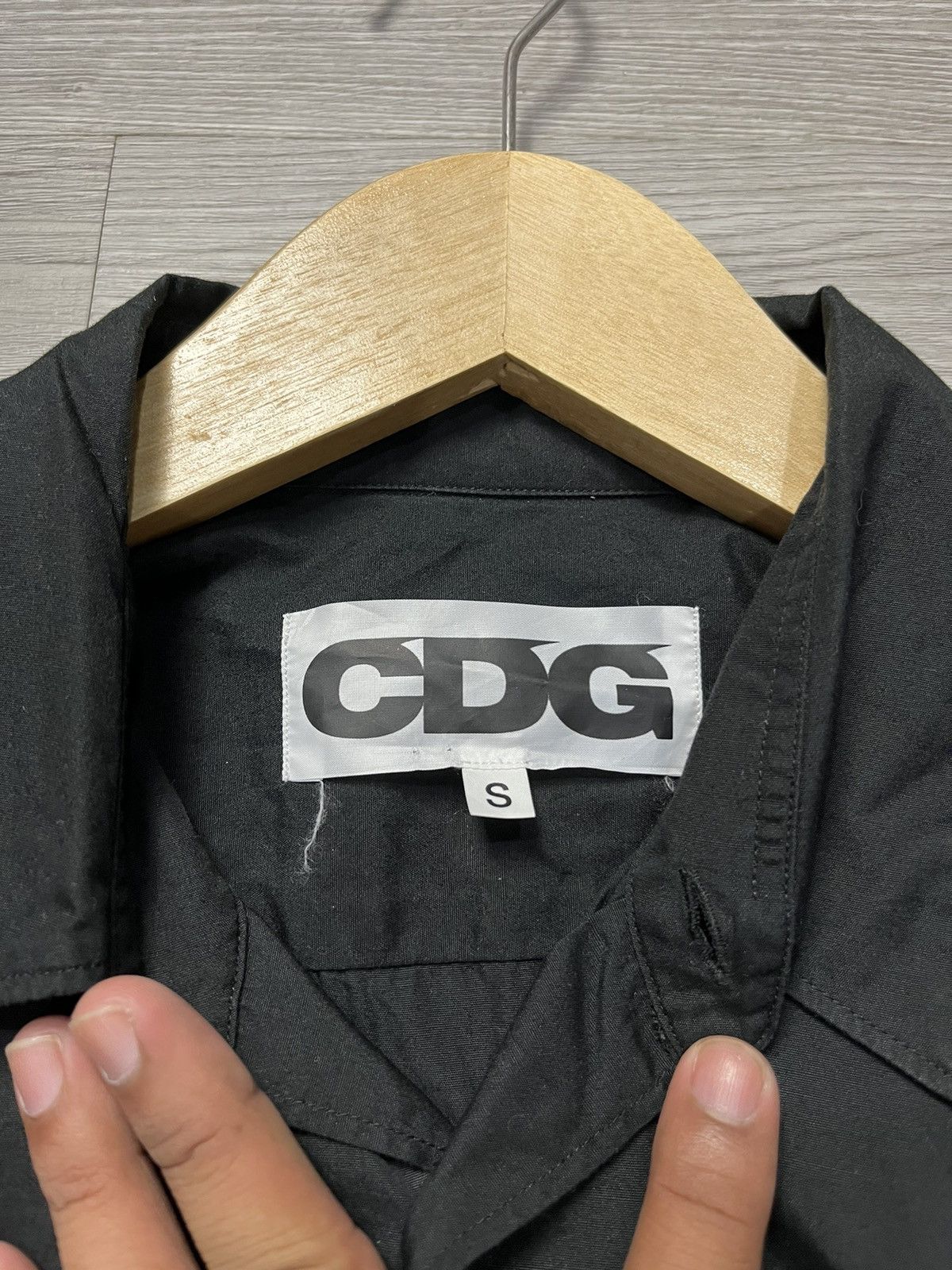 Comme des Garcons SZ-B001 COMME des GARCONS CDG Black Shirt Size US M / EU 48-50 / 2 - 4 Thumbnail