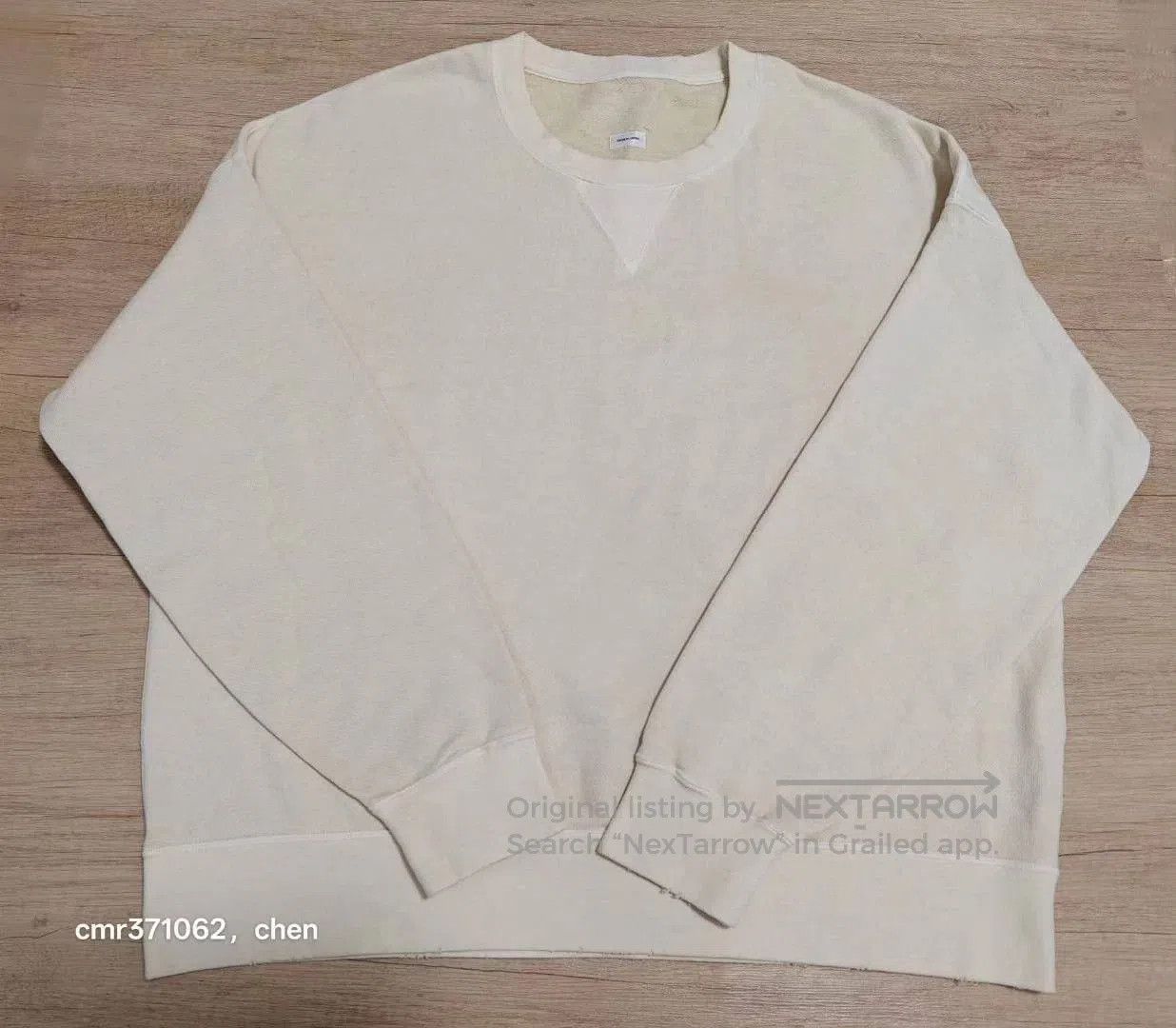 Visvim Beige Long Sleeve Crewneck Sweatshirt L. Size US L / EU 52-54 / 3 - 1 Thumbnail