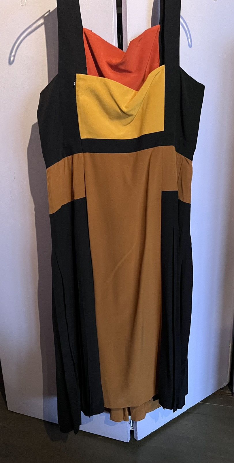 Bottega Veneta Bottega Venetta -Color Block Dress Size L / US 10 / IT 46 - 2 Thumbnail