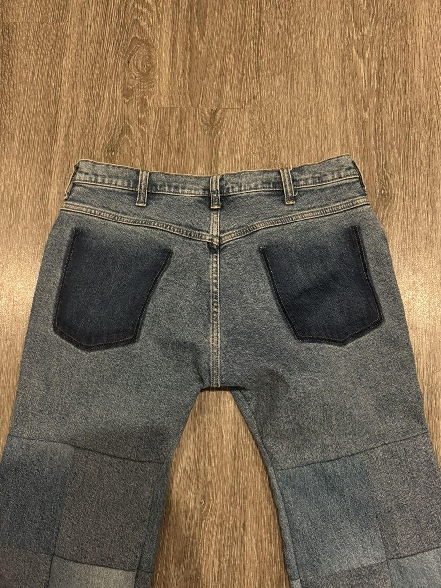 Vintage Vintage Patchwork Denim Wrangler Jeans Size 32-34 Size US 33 - 6 Thumbnail