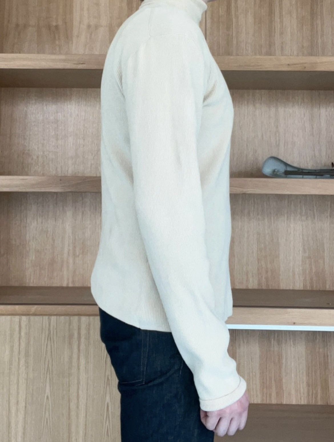 Dior DIOR Homme Off-White Turtleneck Sweater - BNWT - Size XL Size US XL / EU 56 / 4 - 3 Thumbnail