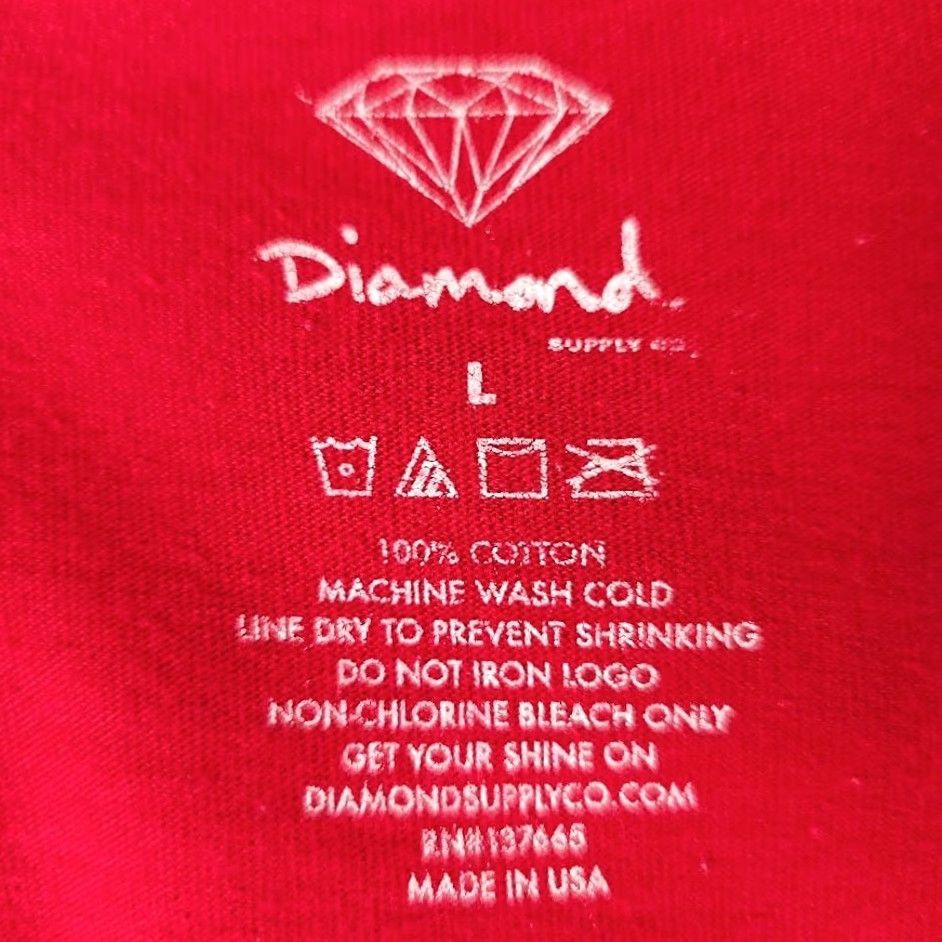 Diamond Supply Co. Diamond Supply Co T Shirt Mens Size Large Red Streetwear Made In USA Size US L / EU 52-54 / 3 - 6 Thumbnail