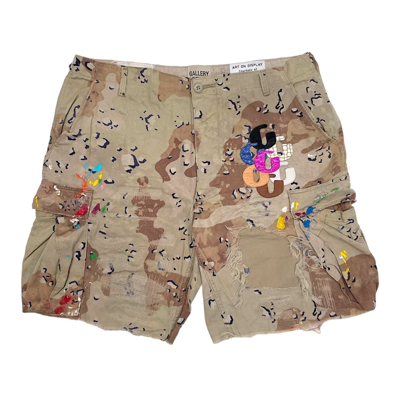 Gallery Dept. Gallery Department Cargo Shorts Chocolate Chip Camo | Grailed