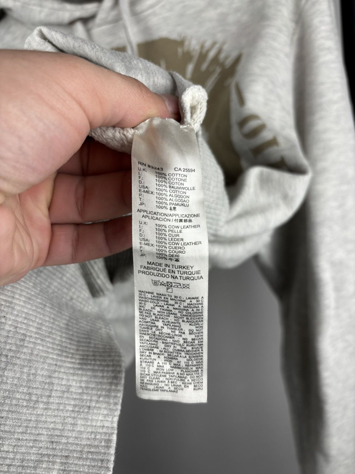 Diesel Diesel big logo hoodie size S-M Size US M / EU 48-50 / 2 - 3 Thumbnail