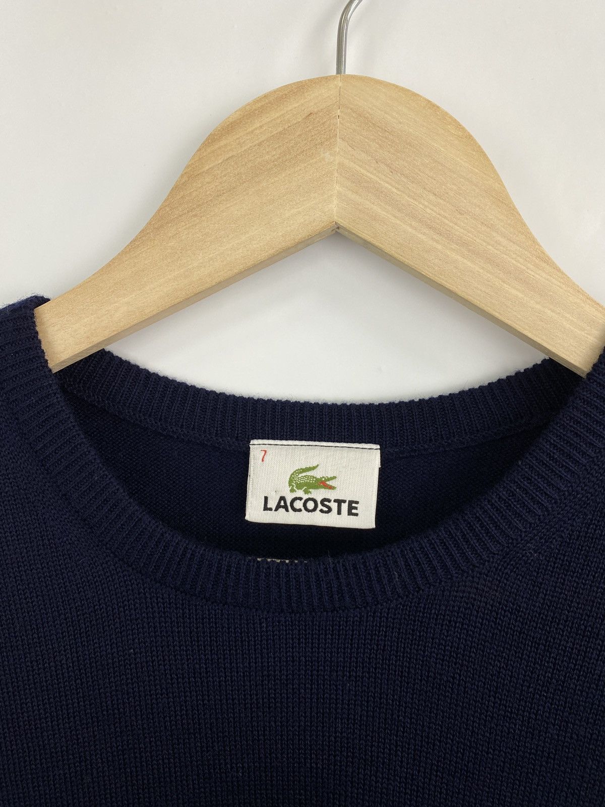 Lacoste 🇫🇷 Vintage 90s Lacoste Sweater Made In France Rare Retro Size US XL / EU 56 / 4 - 5 Thumbnail