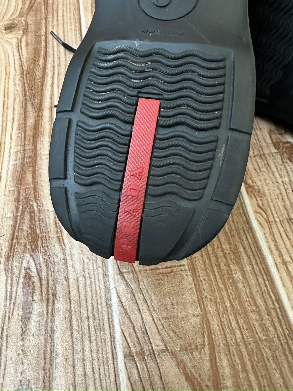 Prada Vintage Prada Sport Allacciata Regata Gym Nero Sneakers. Size US 7.5 / EU 40-41 - 20 Thumbnail