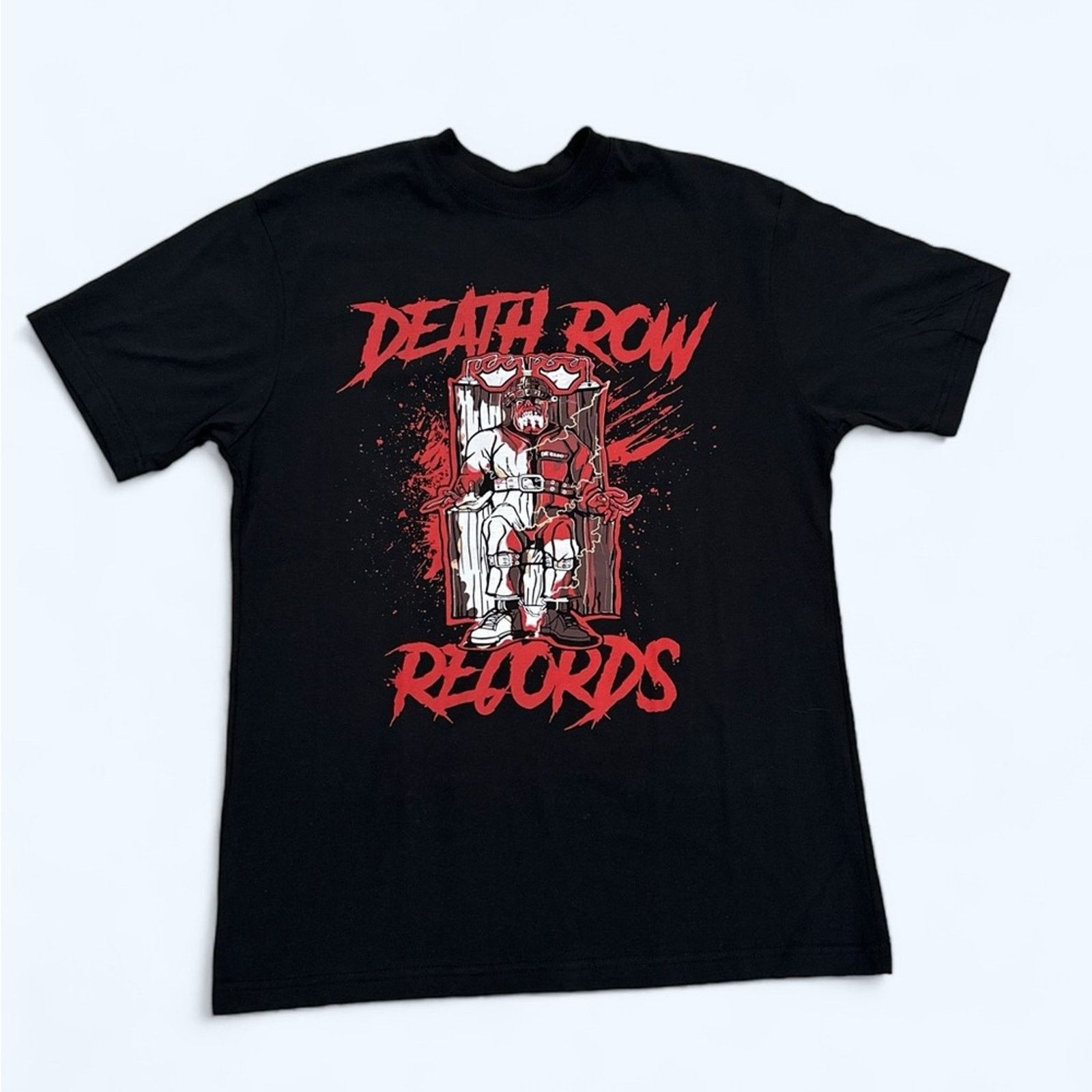 Death Row Records NWT Death Row Records Blood Chair Tee Size US M / EU 48-50 / 2 - 1 Thumbnail