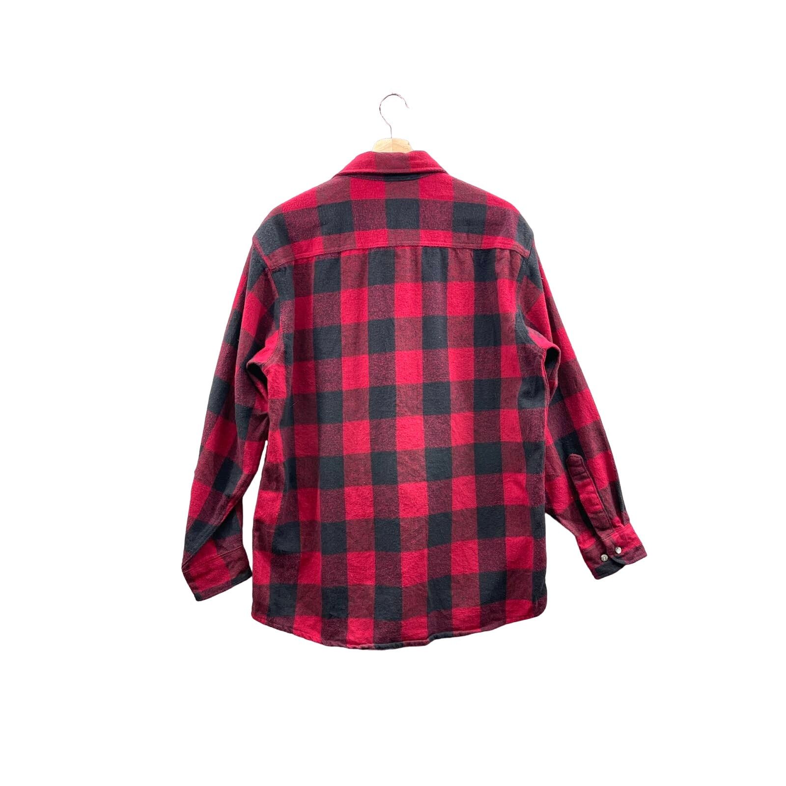 Fieldmaster × Vintage Fieldmaster Midweight Buffalo Check Button Up Flannel Shirt Size US M / EU 48-50 / 2 - 2 Thumbnail
