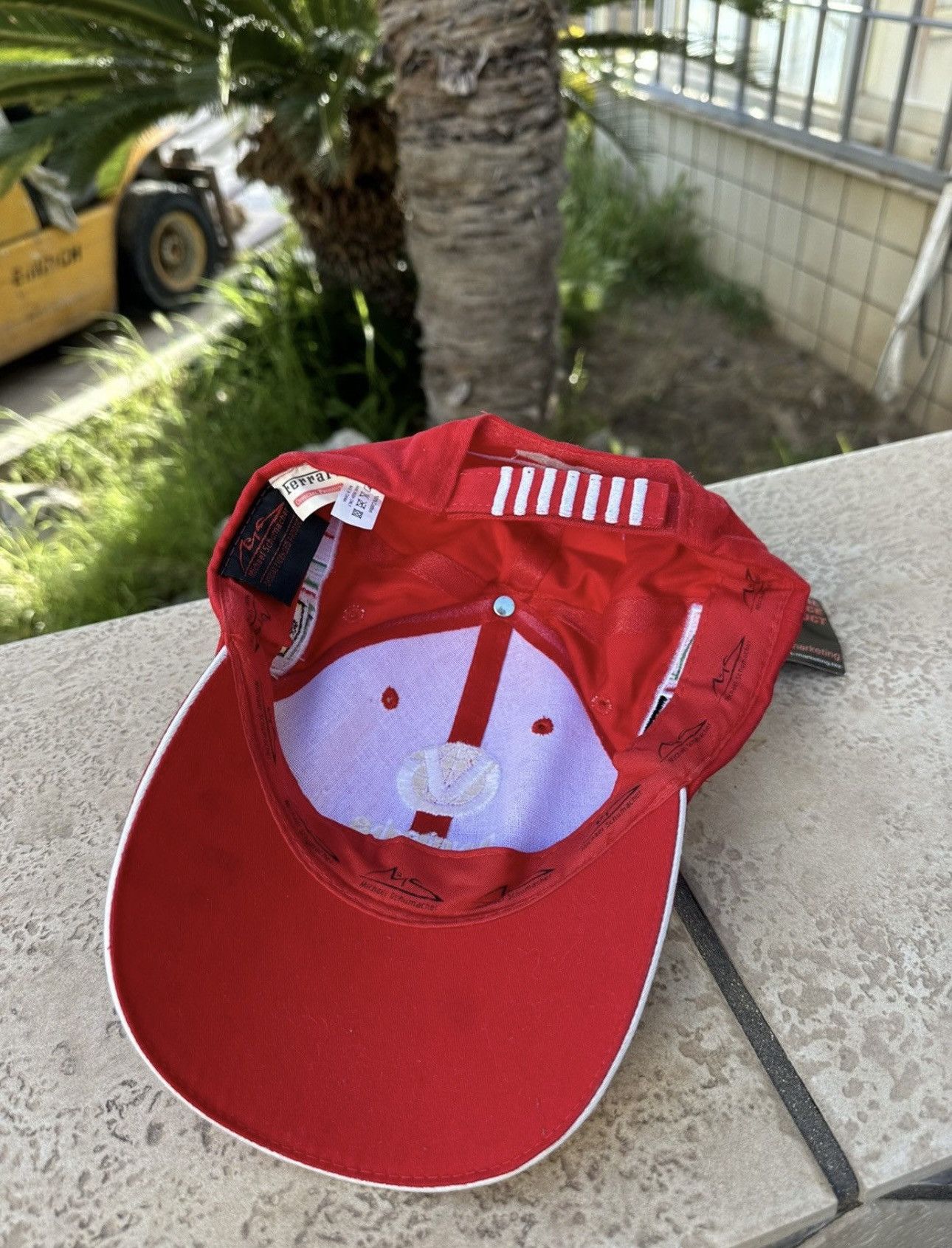 Ferrari × Vintage Ferrari Cap Racing Red Vintage Size ONE SIZE - 10 Thumbnail
