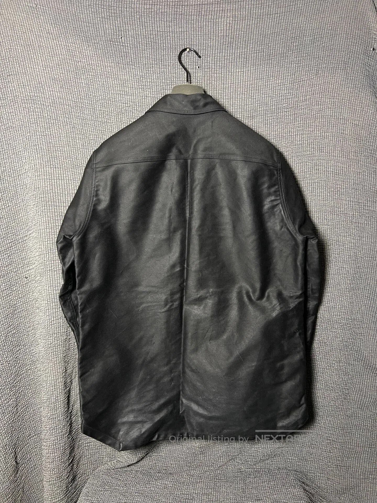 Rick Owens Rick Owens Crew Shirt in Black Satin Cotton. Size US L / EU 52-54 / 3 - 2 Thumbnail