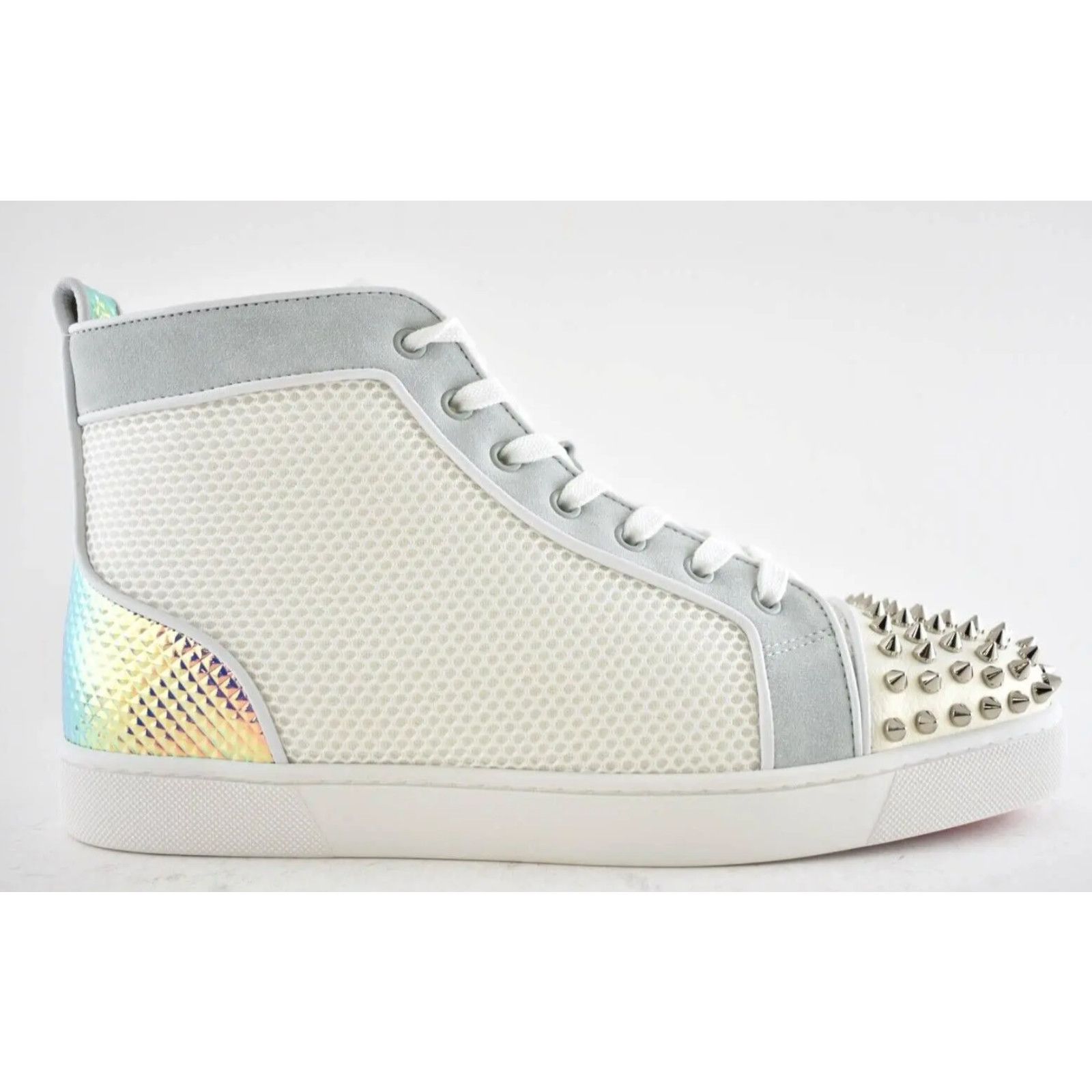 Christian Louboutin Christian Louboutin Lou Spikes Orlato Flat High Top Sneaker Size US 9.5 / EU 42-43 - 2 Thumbnail