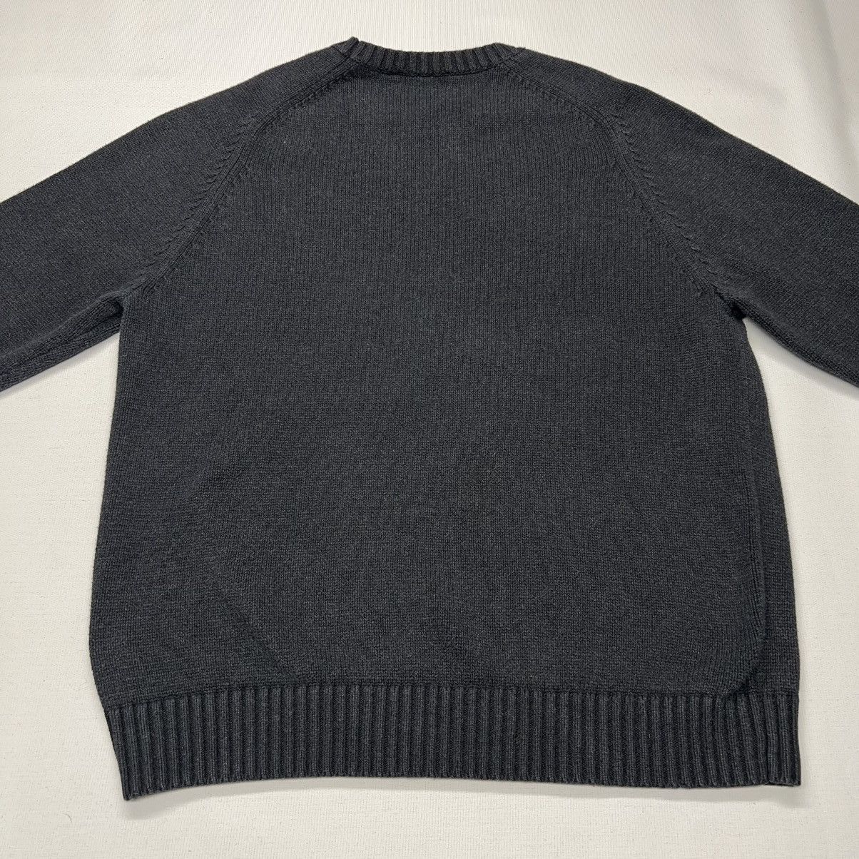 Lands' End × Vintage VTG Lands End Sweater Grey Heavy Pullover Knit Japan Made Size US L / EU 52-54 / 3 - 9 Thumbnail
