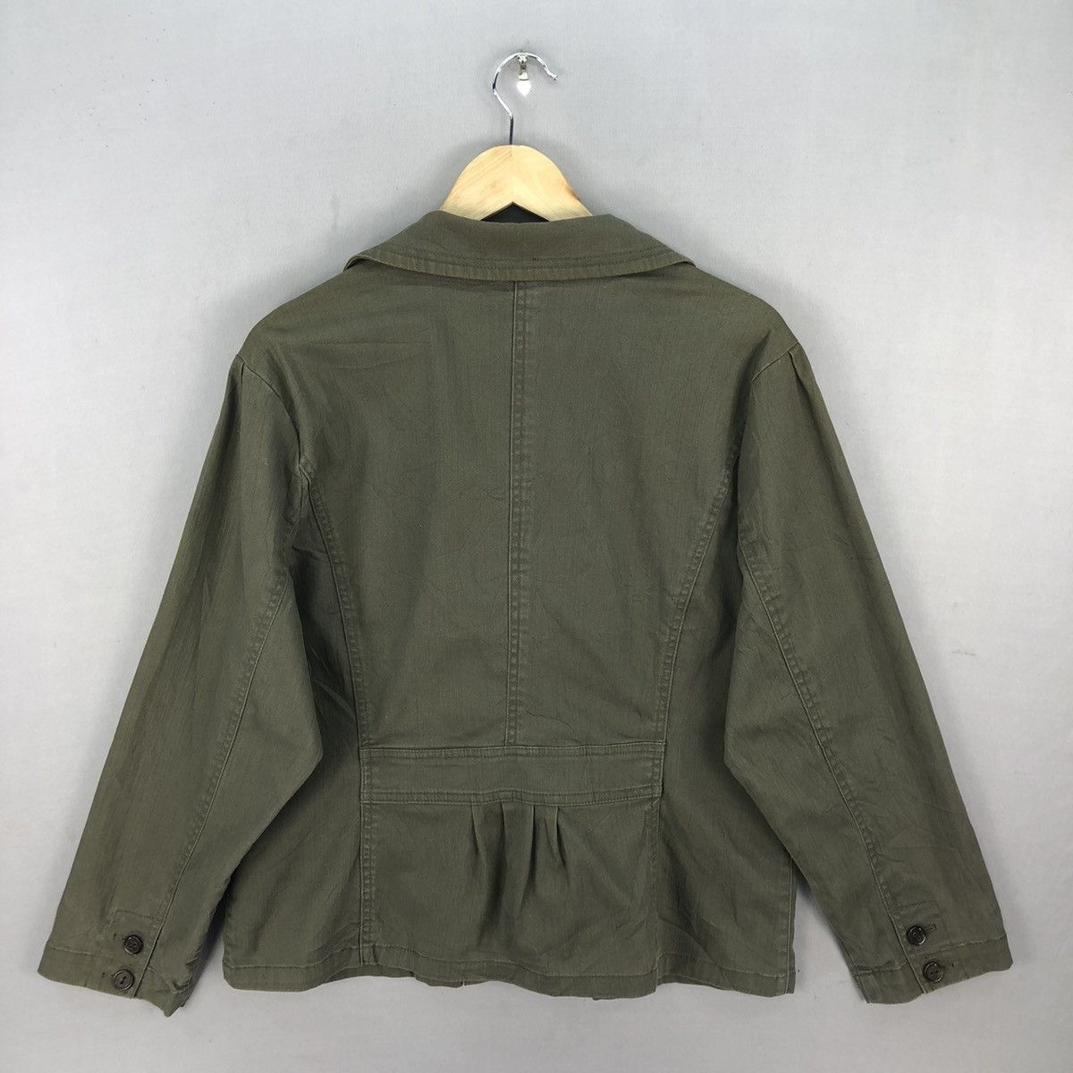 Japanese Brand Vintage Unbrand Army Blazer Jacket Size M / US 6-8 / IT 42-44 - 12 Thumbnail