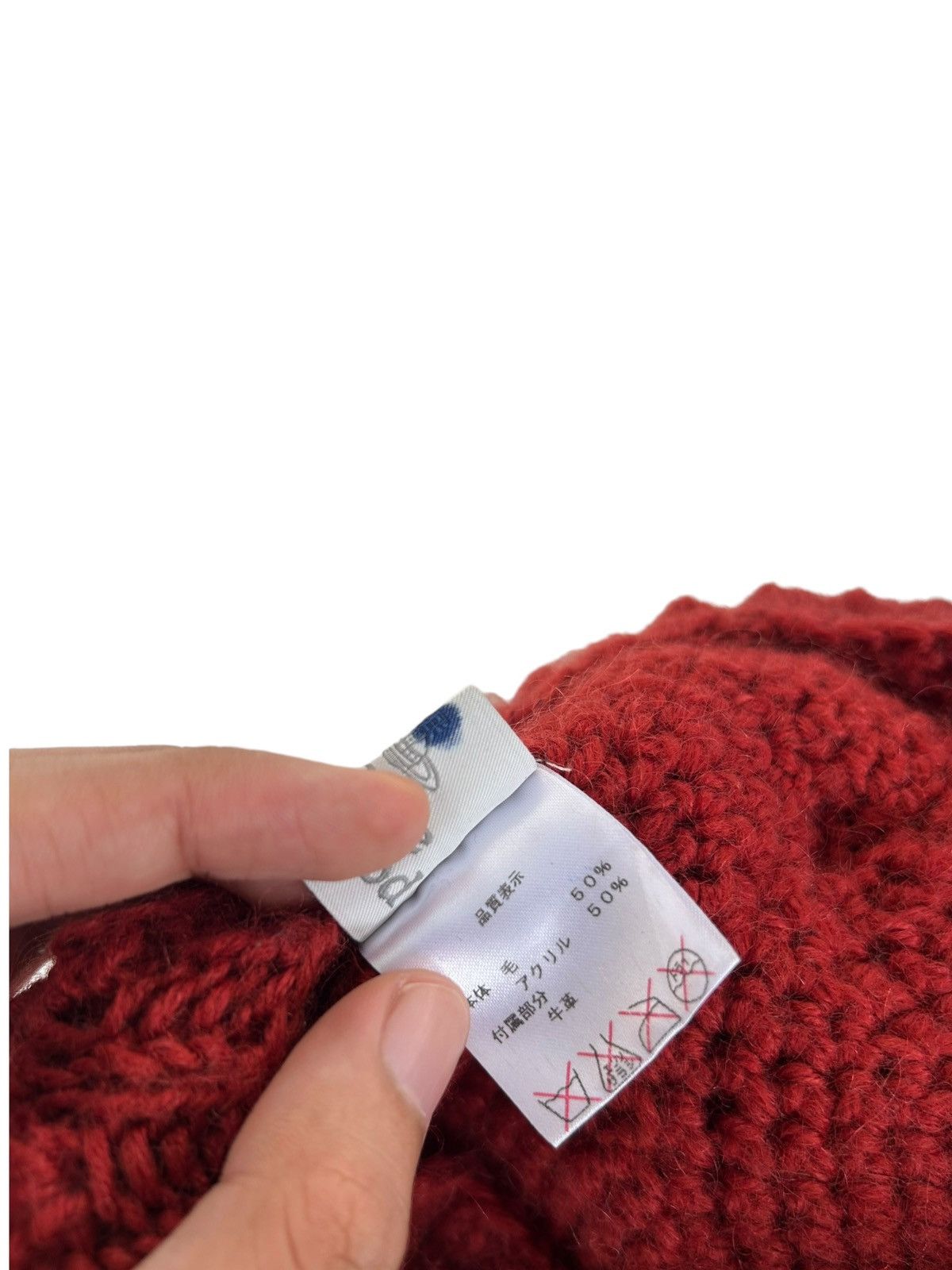 Vivienne Westwood Vivienne Westwood Orange Orb Knitted Mohair wool Hats Size ONE SIZE - 11 Thumbnail