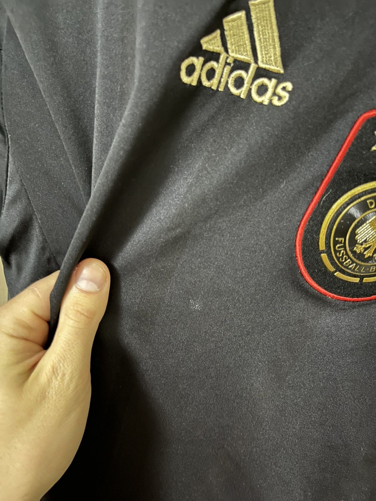 Adidas Adidas Germany 2010 Vintage Away Jersey Made in Germany Size US M / EU 48-50 / 2 - 5 Thumbnail