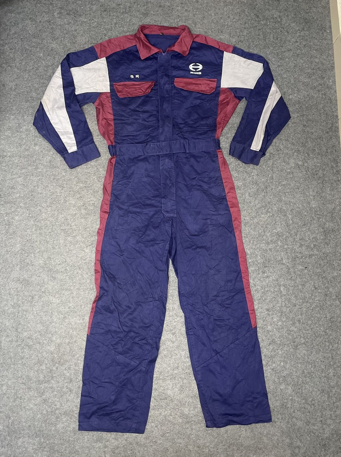 Vintage Vintage HINO Overall Workwear Jacket Size US L / EU 52-54 / 3 - 1 Thumbnail