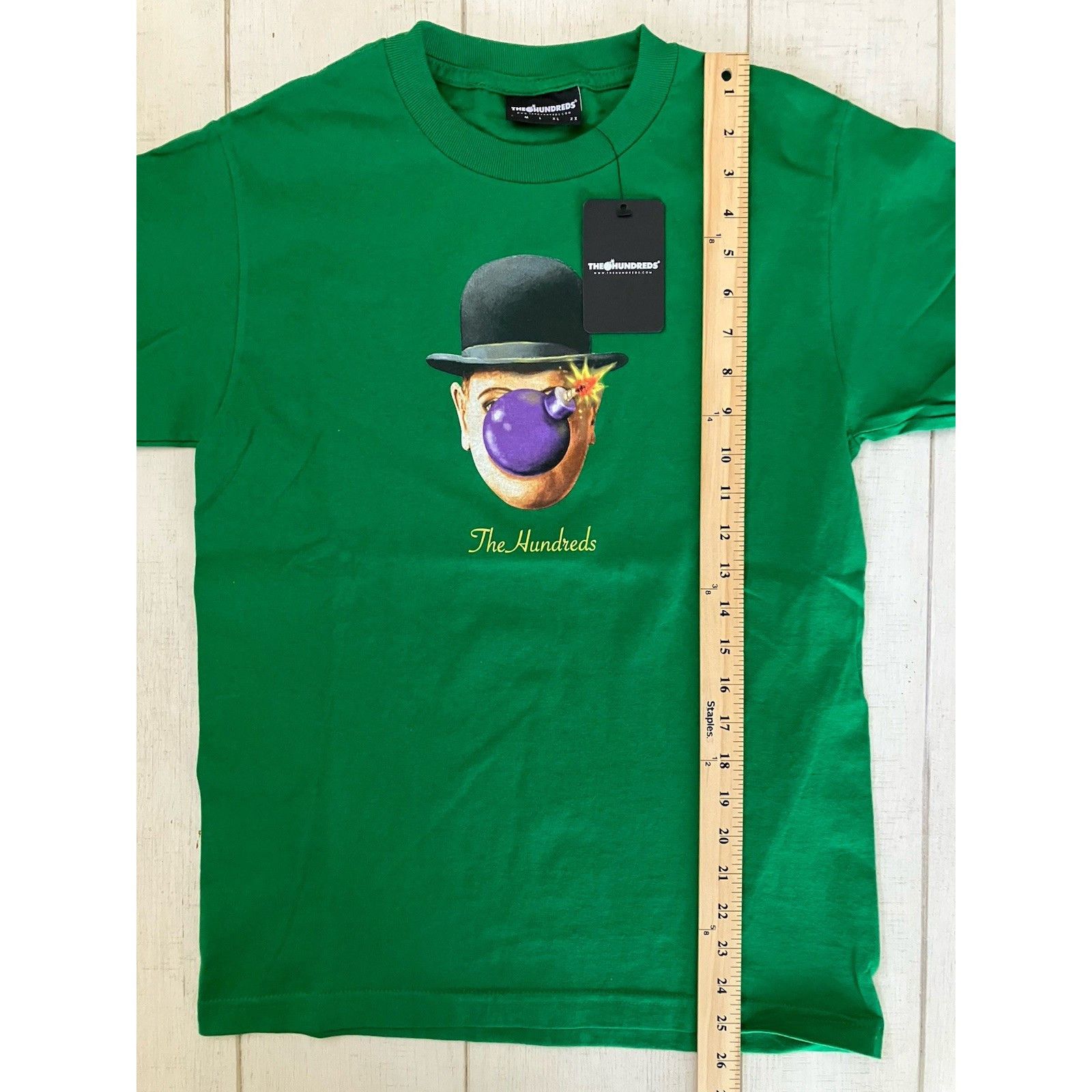 The Hundreds The Hundreds Bomb Distinguished Bowler Hat Man Graphic Tee S Size US S / EU 44-46 / 1 - 5 Thumbnail